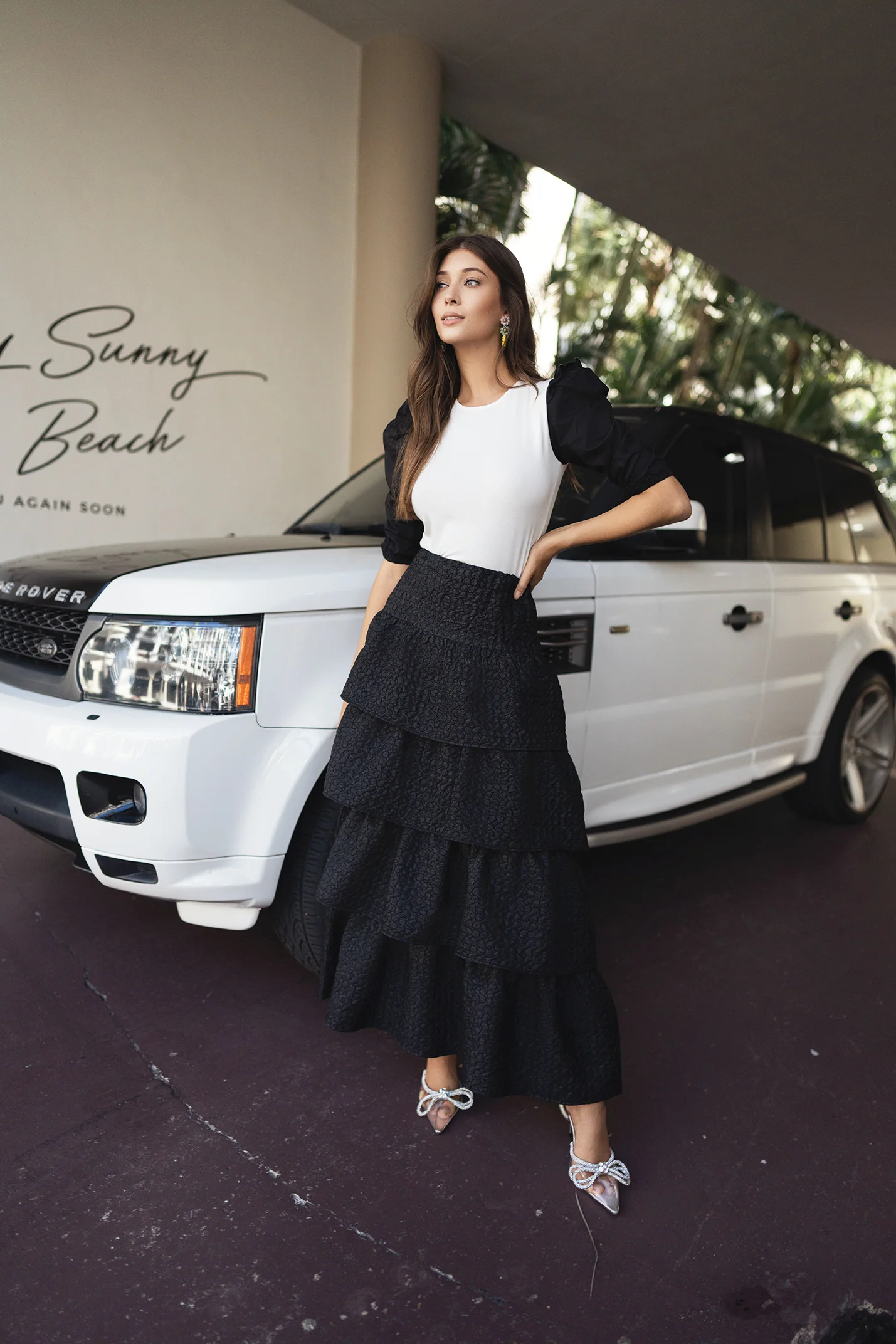 Textured Layered Skirt - Image 4