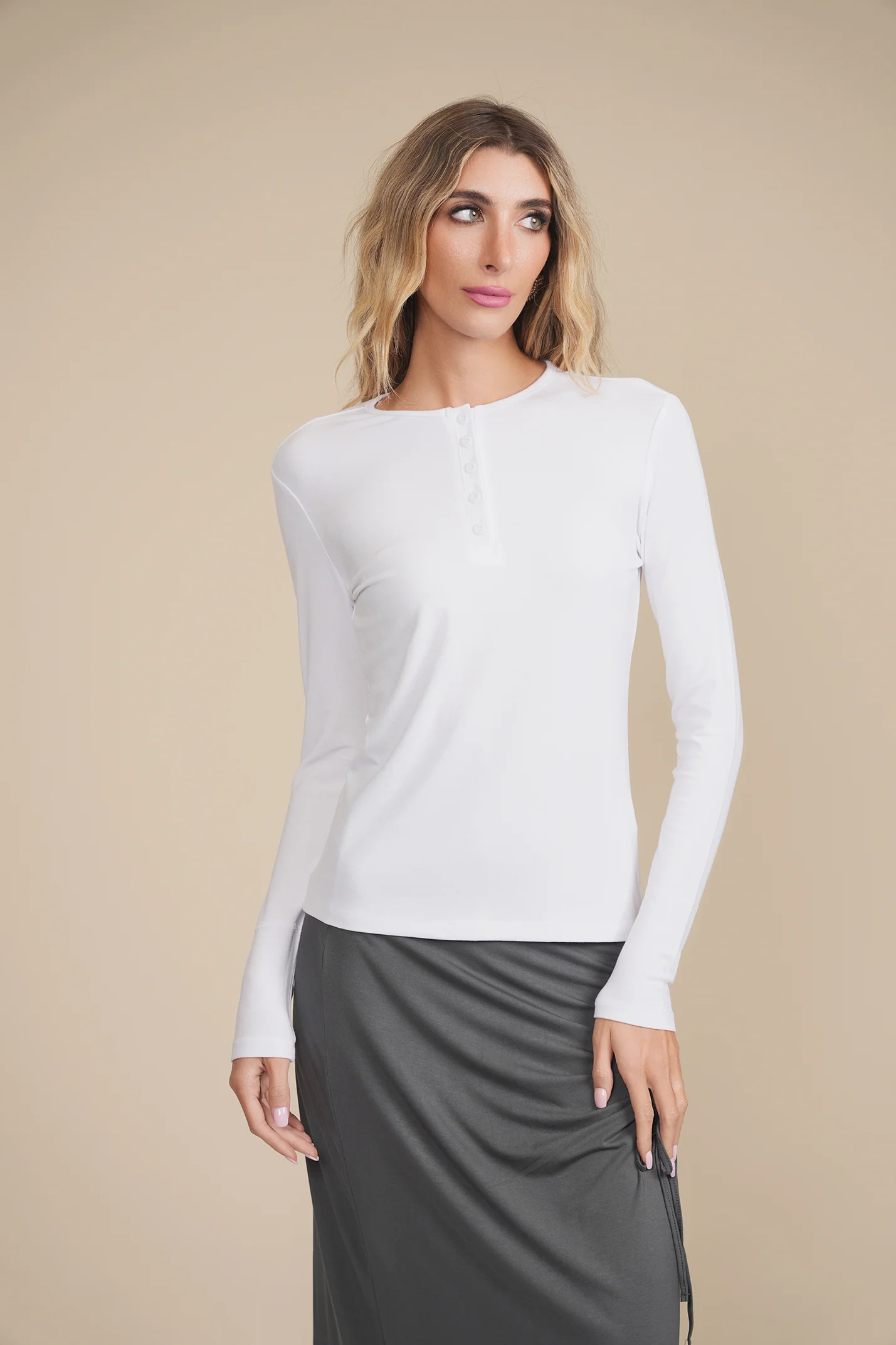Soft Basic Henley - Image 22
