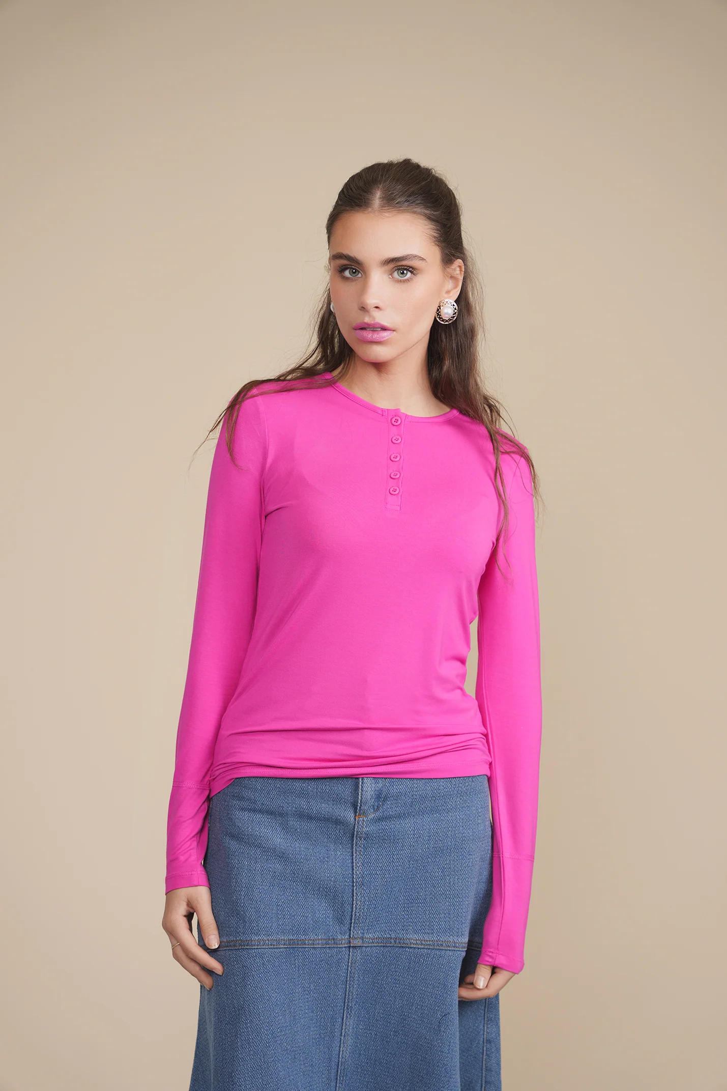 Soft Basic Henley - Image 7