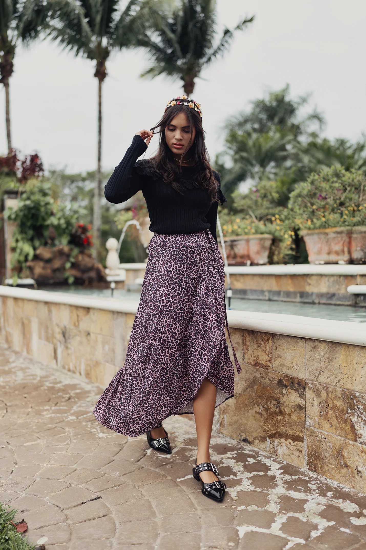 Mock Wrap Skirt - Image 14