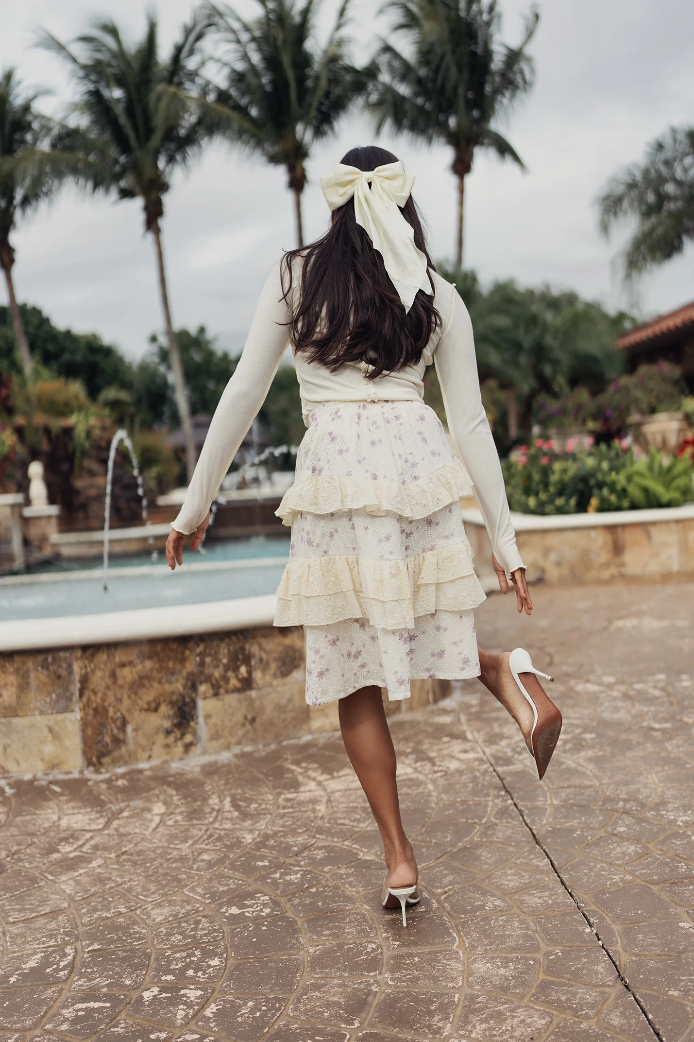 Eyelet Ruffle Skirt - Image 11
