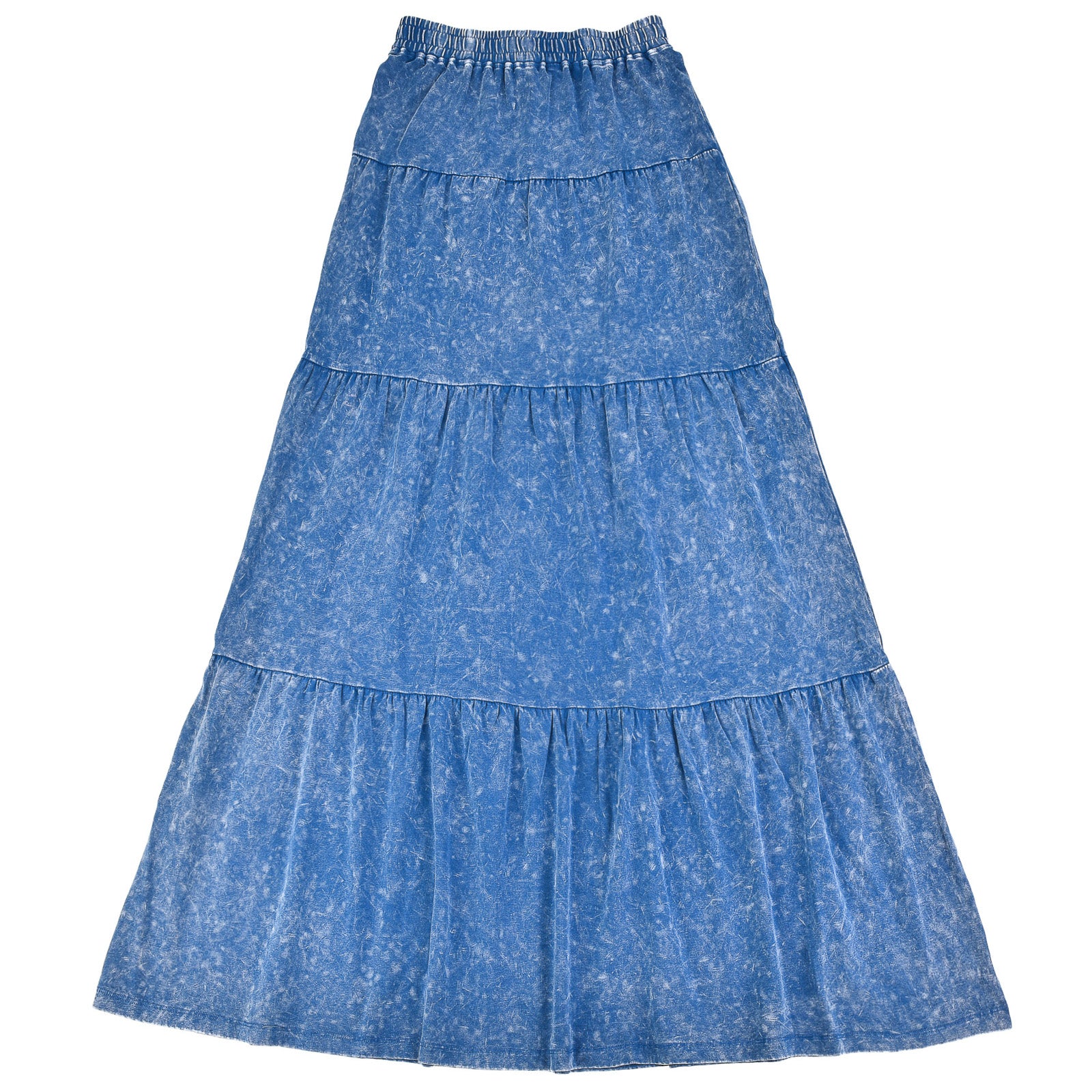 Wash Maxi Tiered Skirt - Image 19