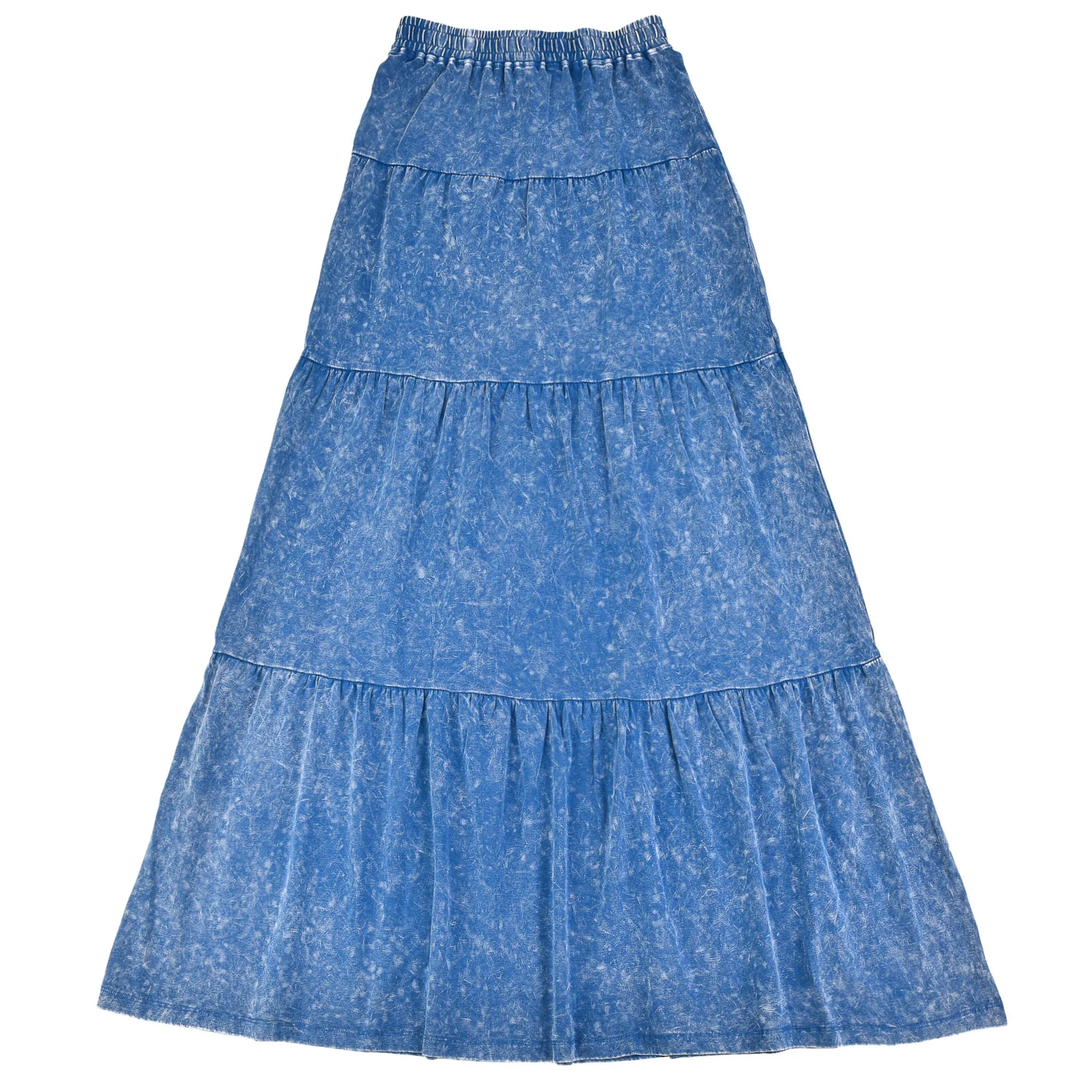 Wash Maxi Tiered Skirt - Image 20