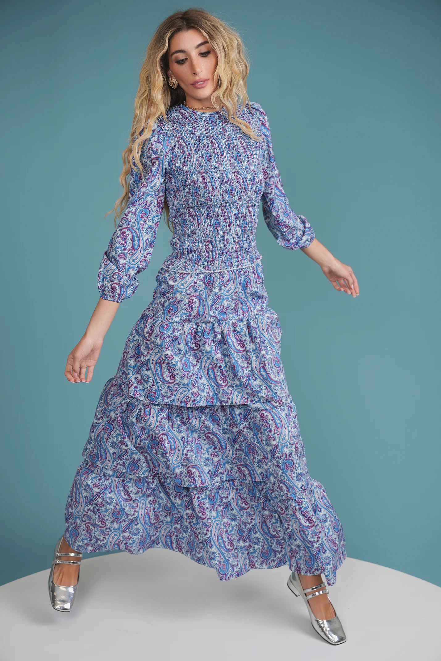 Print Layered Skirt - Image 11