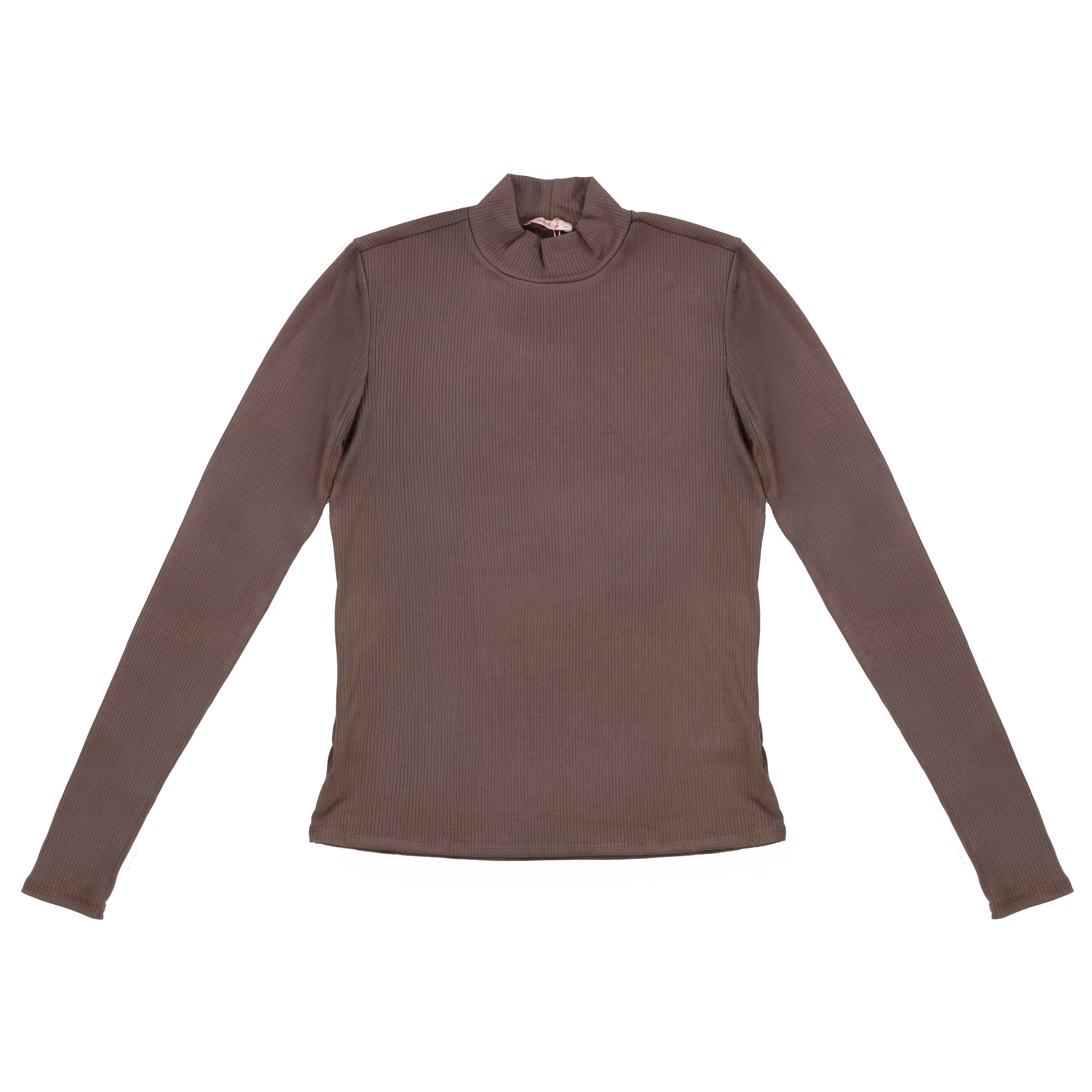 Soft Rib Mock Neck Tee - Image 10