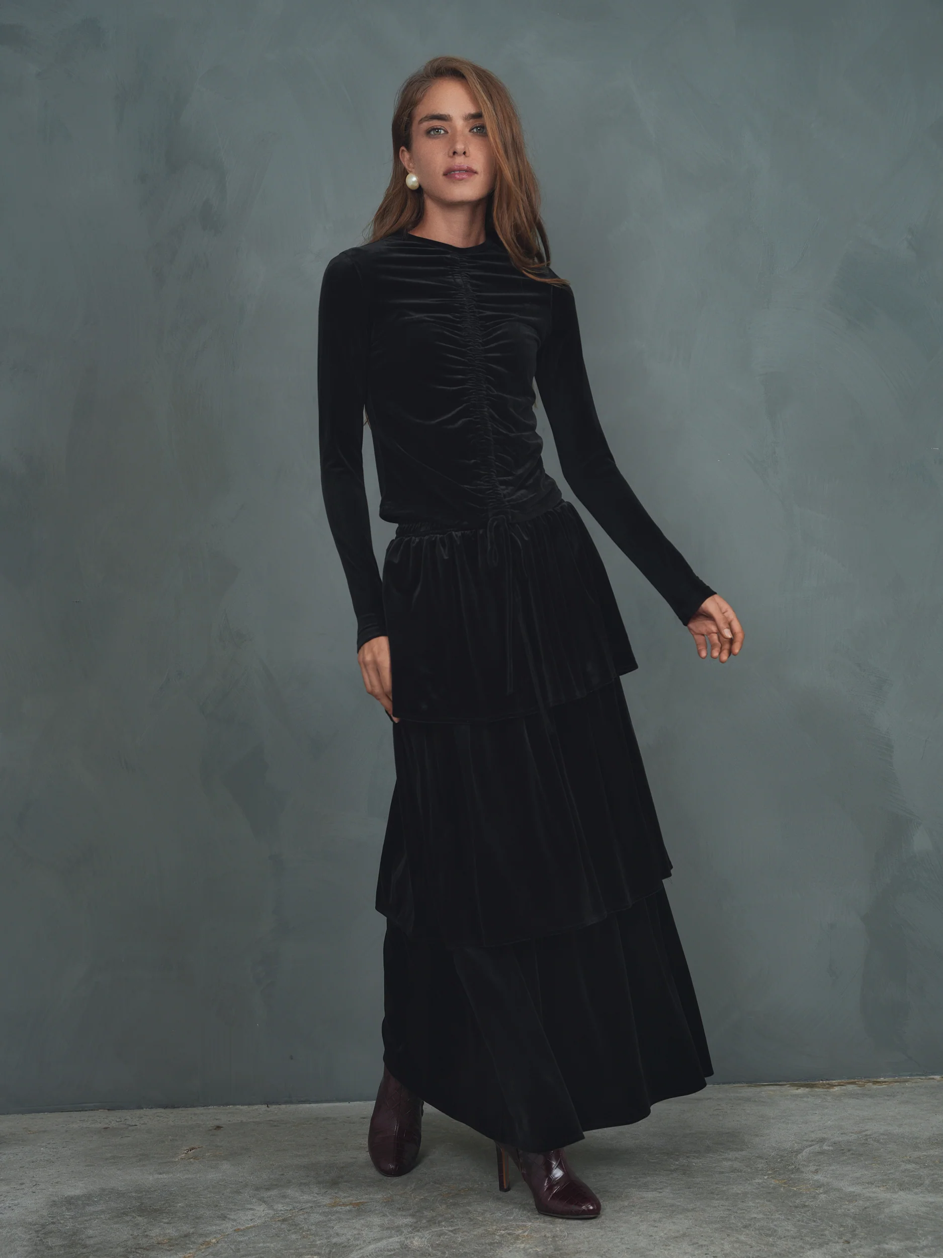 Velour Ruching Top - Image 11