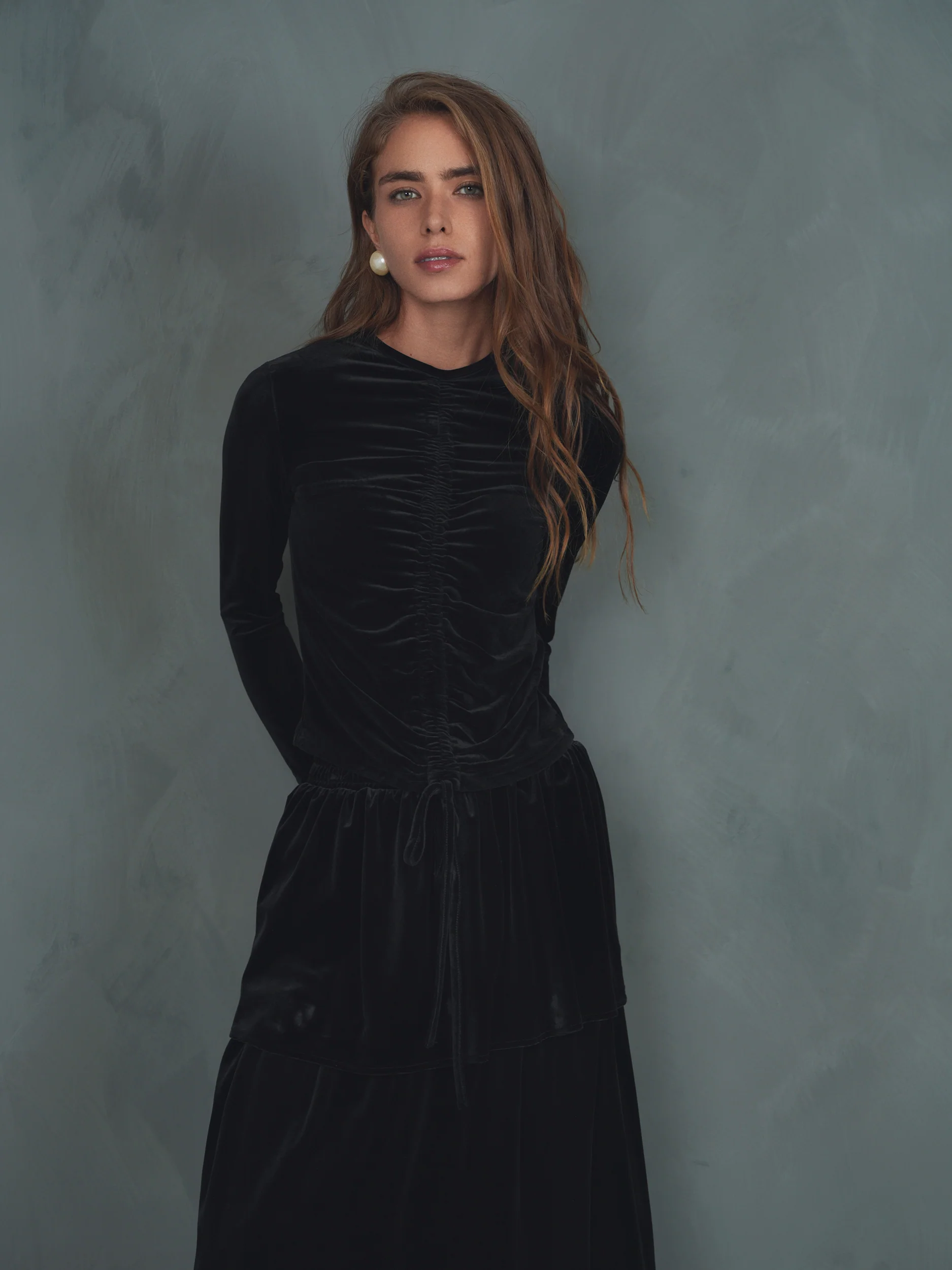 Velour Ruching Top - Image 8