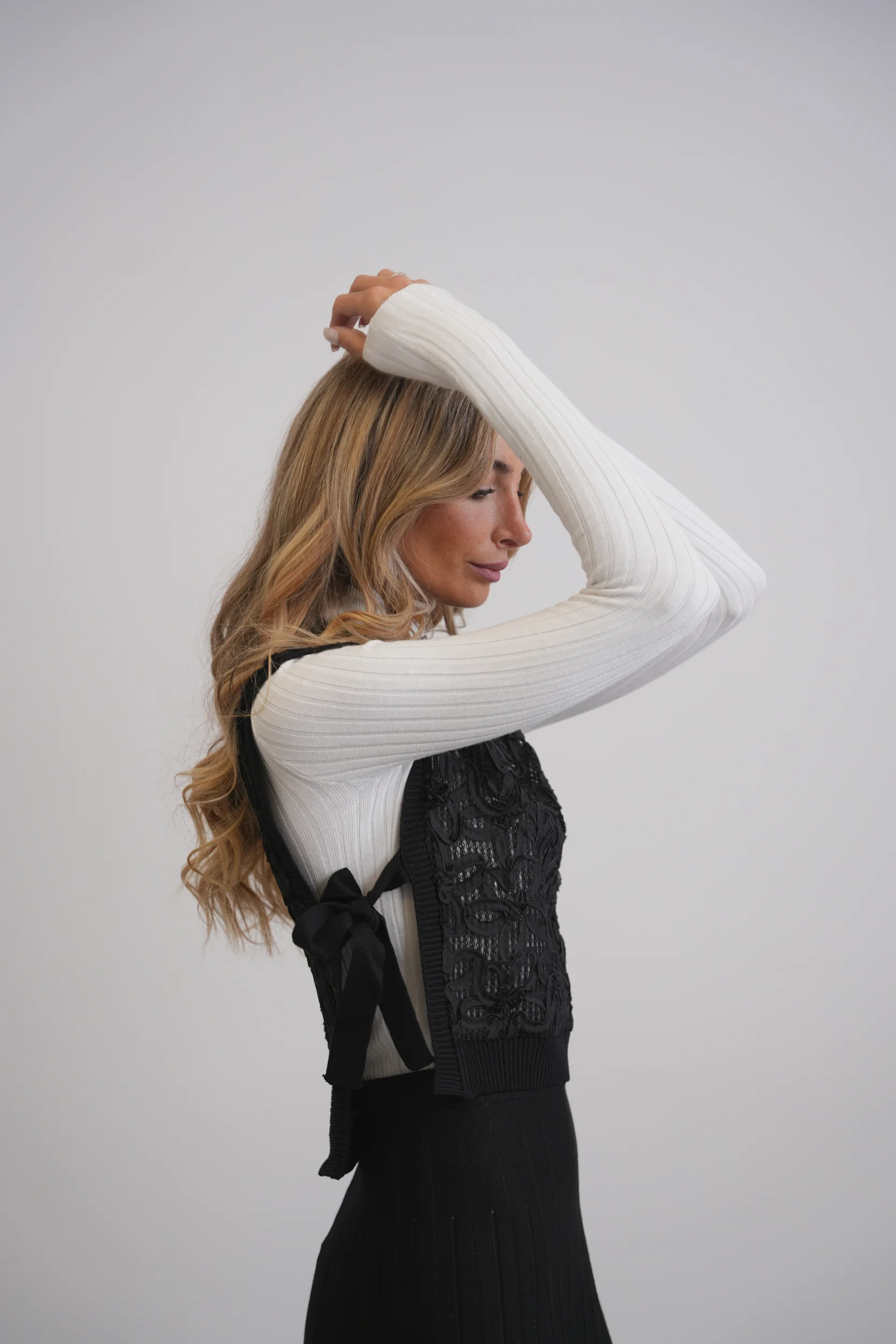 Crochet Tie Vest - Image 5