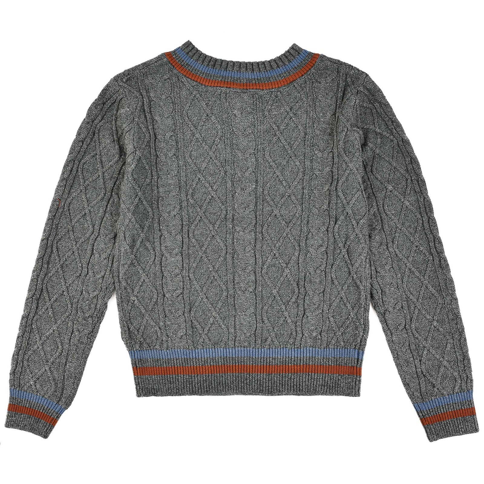 The Jackie Varsity V Neck Sweater - Image 12