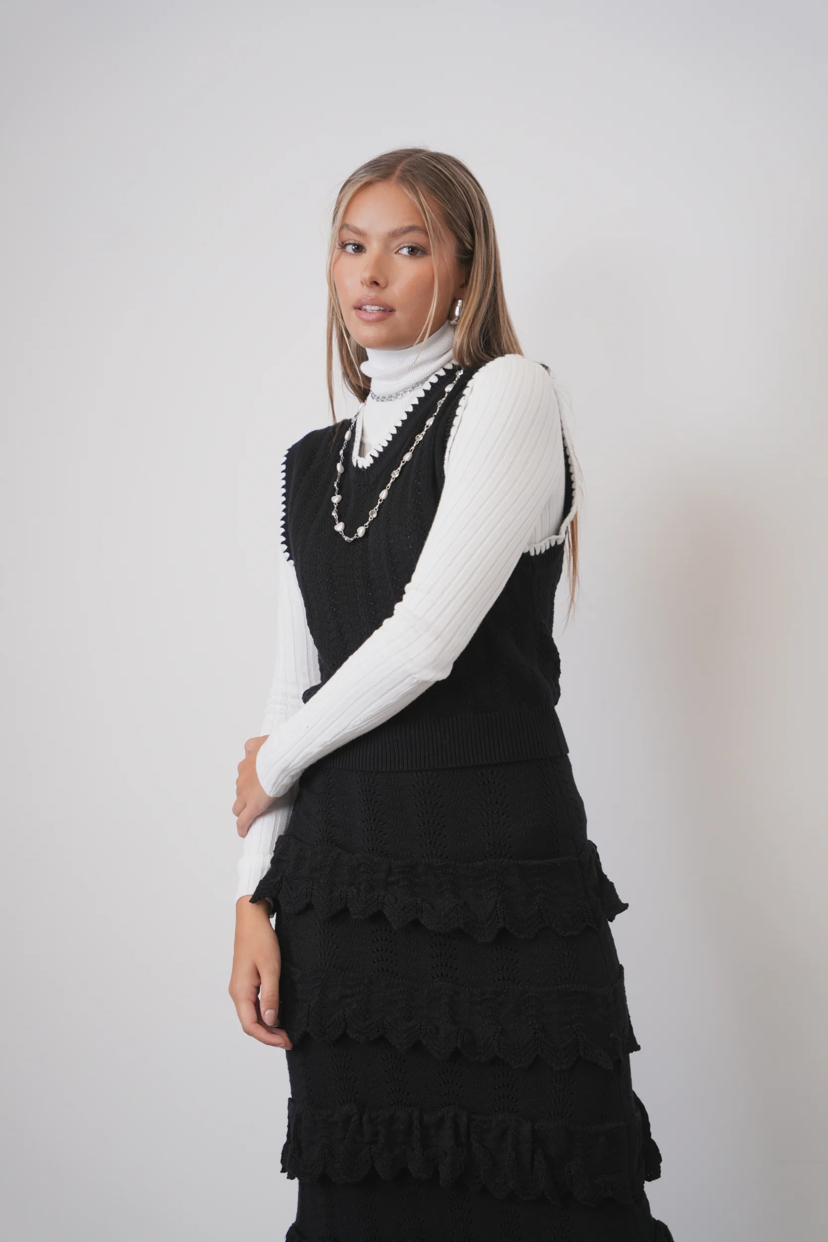 Crochet Knit Vest - Image 9