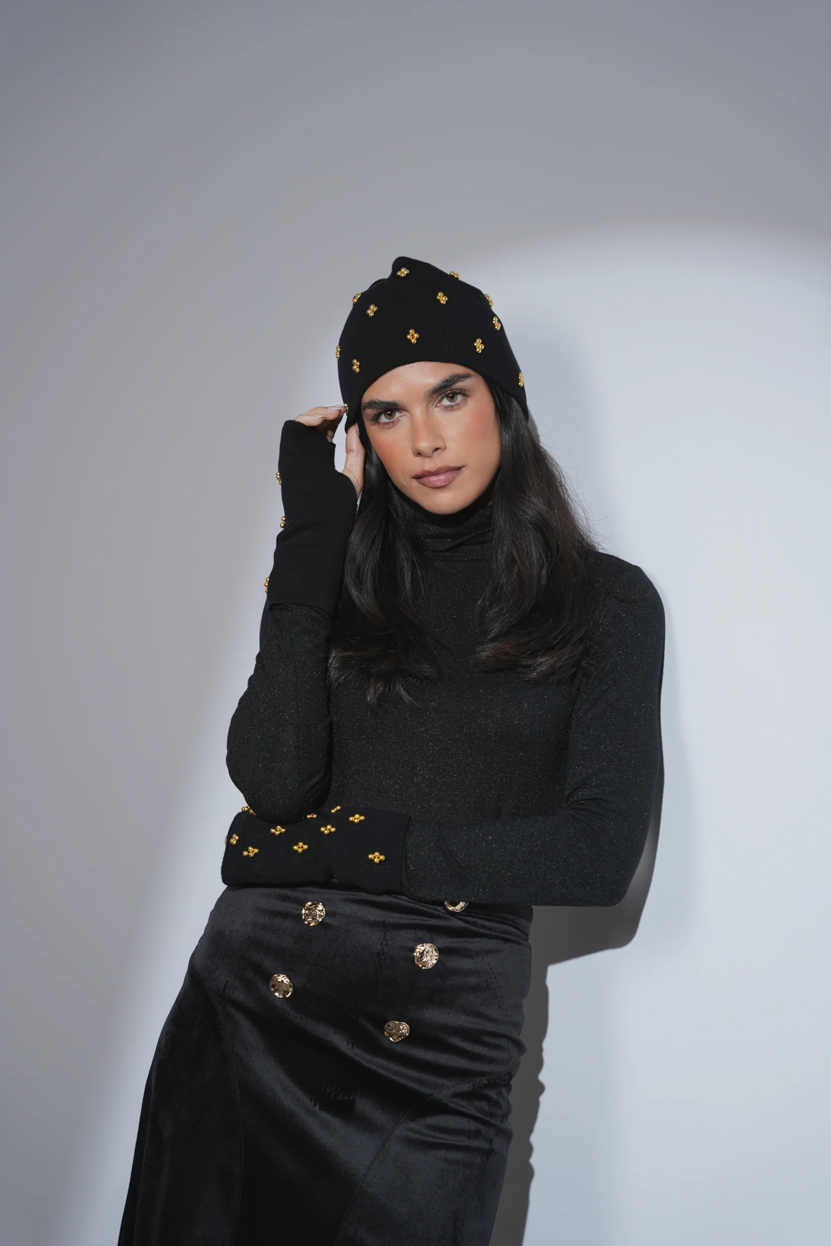 Hat With Beads