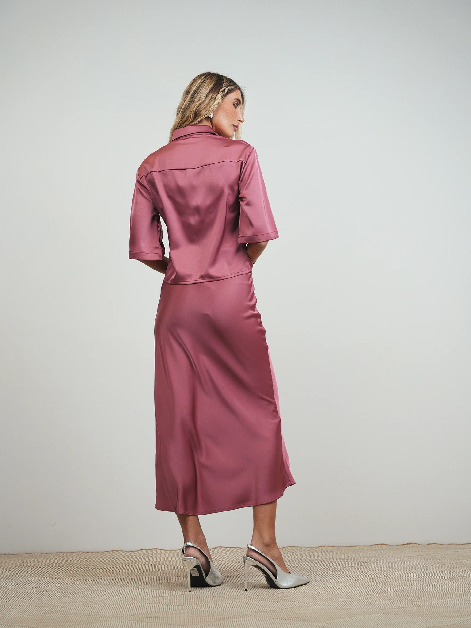 Elastic Waist Slip Skirt - Image 10