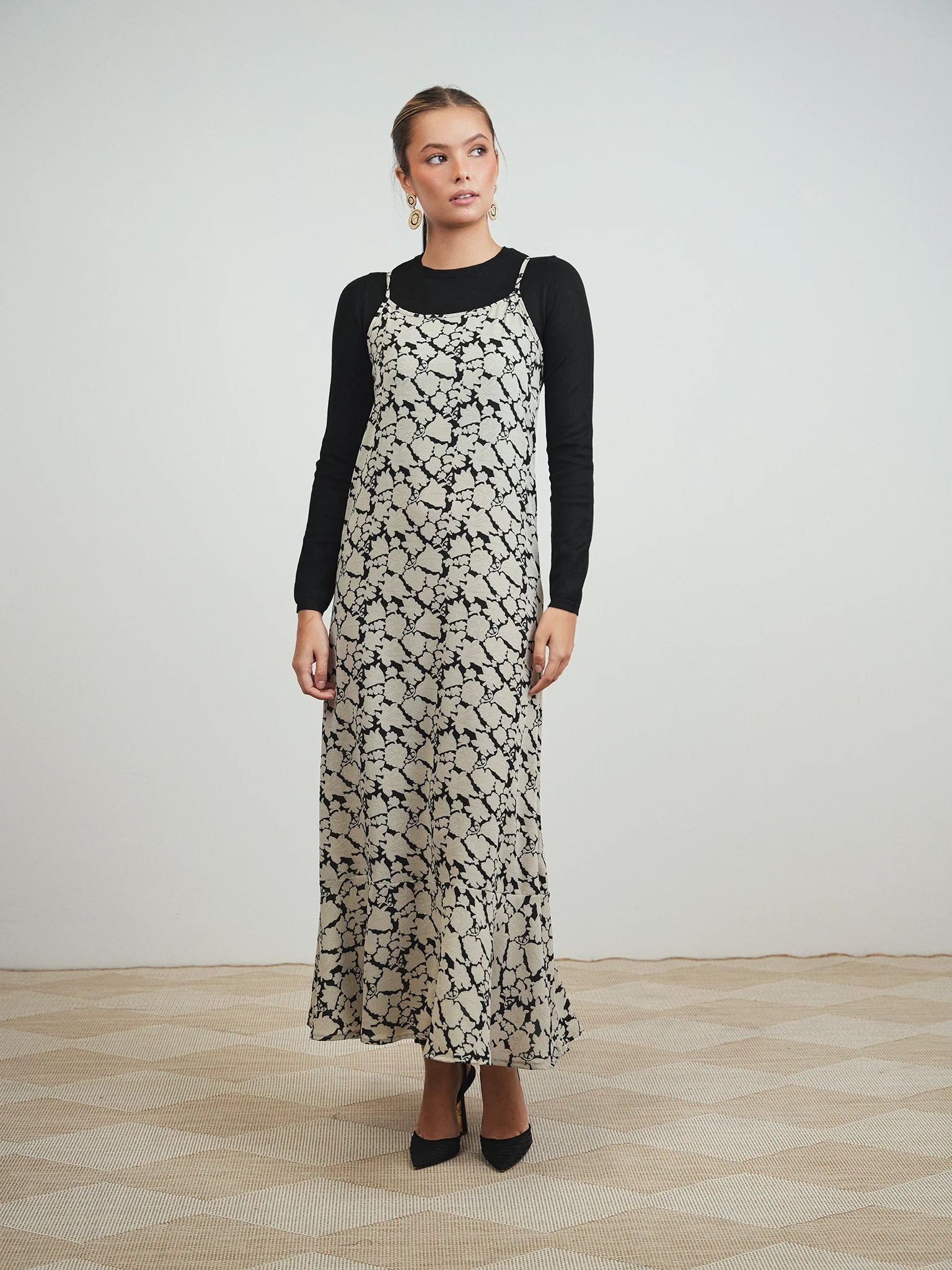 Ruffle Slip Dress - Image 14