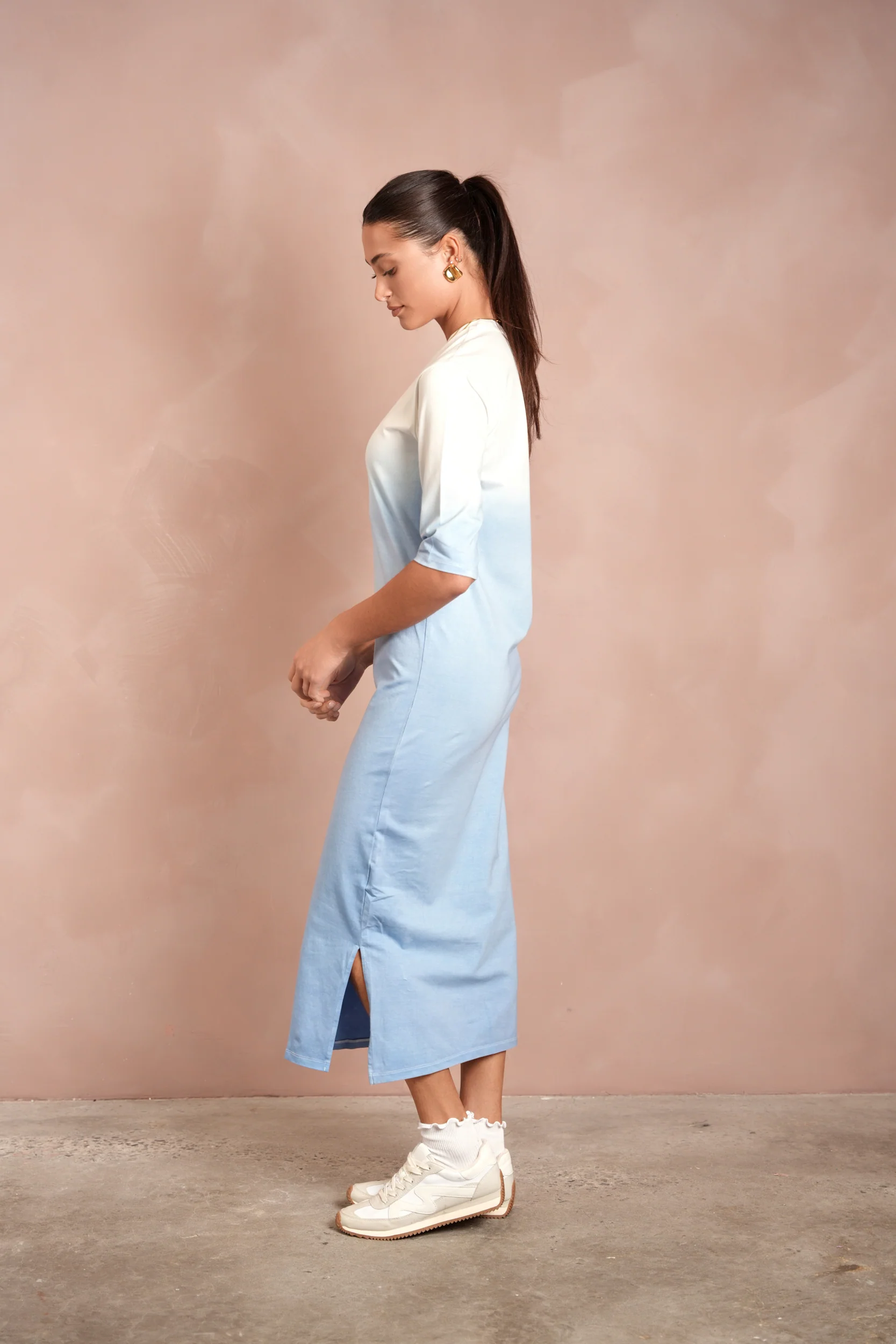 Dip Dye Drop Shoulder Dress - Image 10