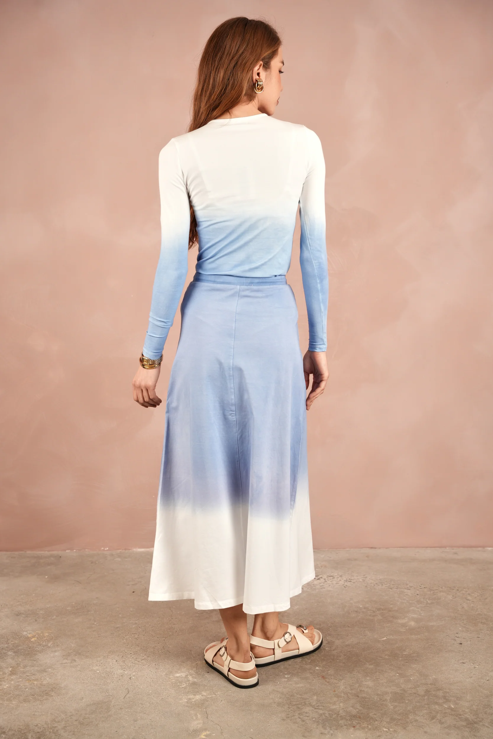 Dip Dye Henley Tee - Image 5