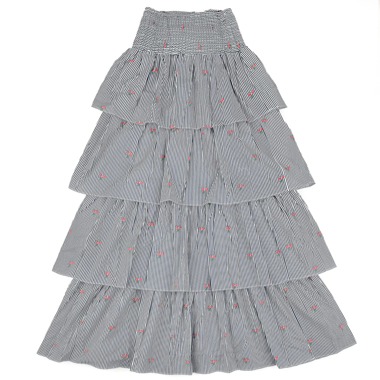 Smocked Layered Skirt - Image 12