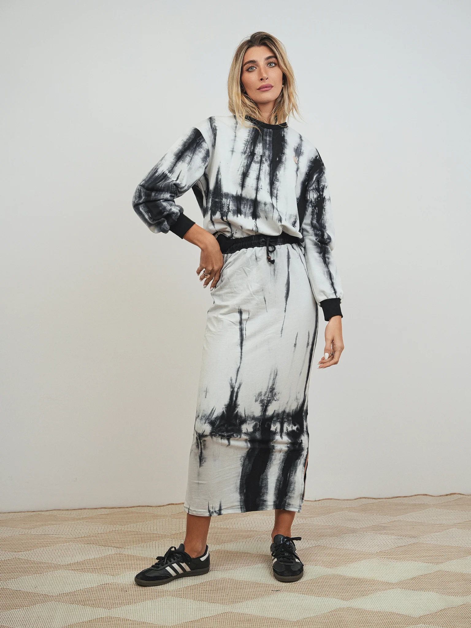 Tie Dye Sweatshirt Skirt - Image 9