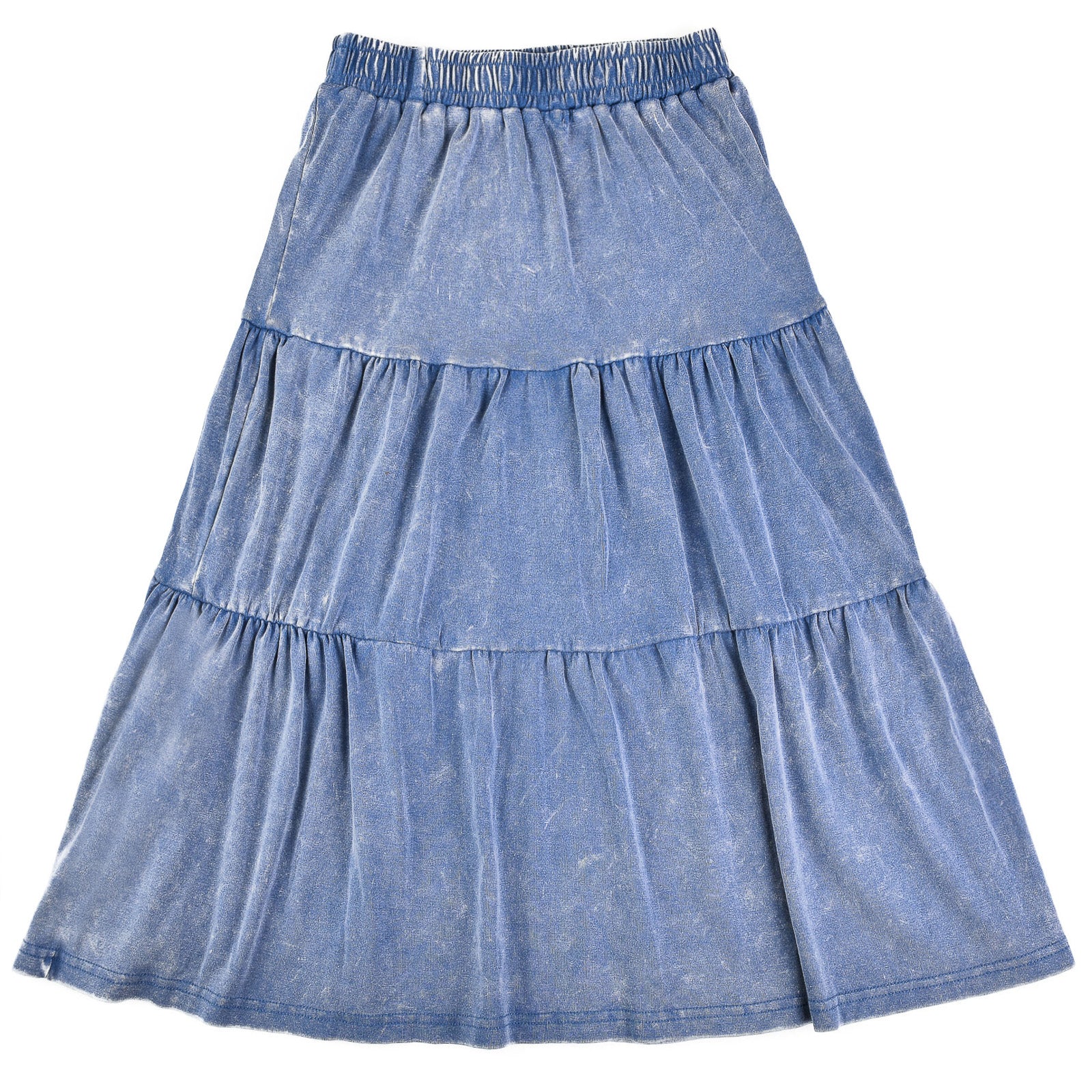 Wash Jersey Tiered Pull-On Skirt - Image 10