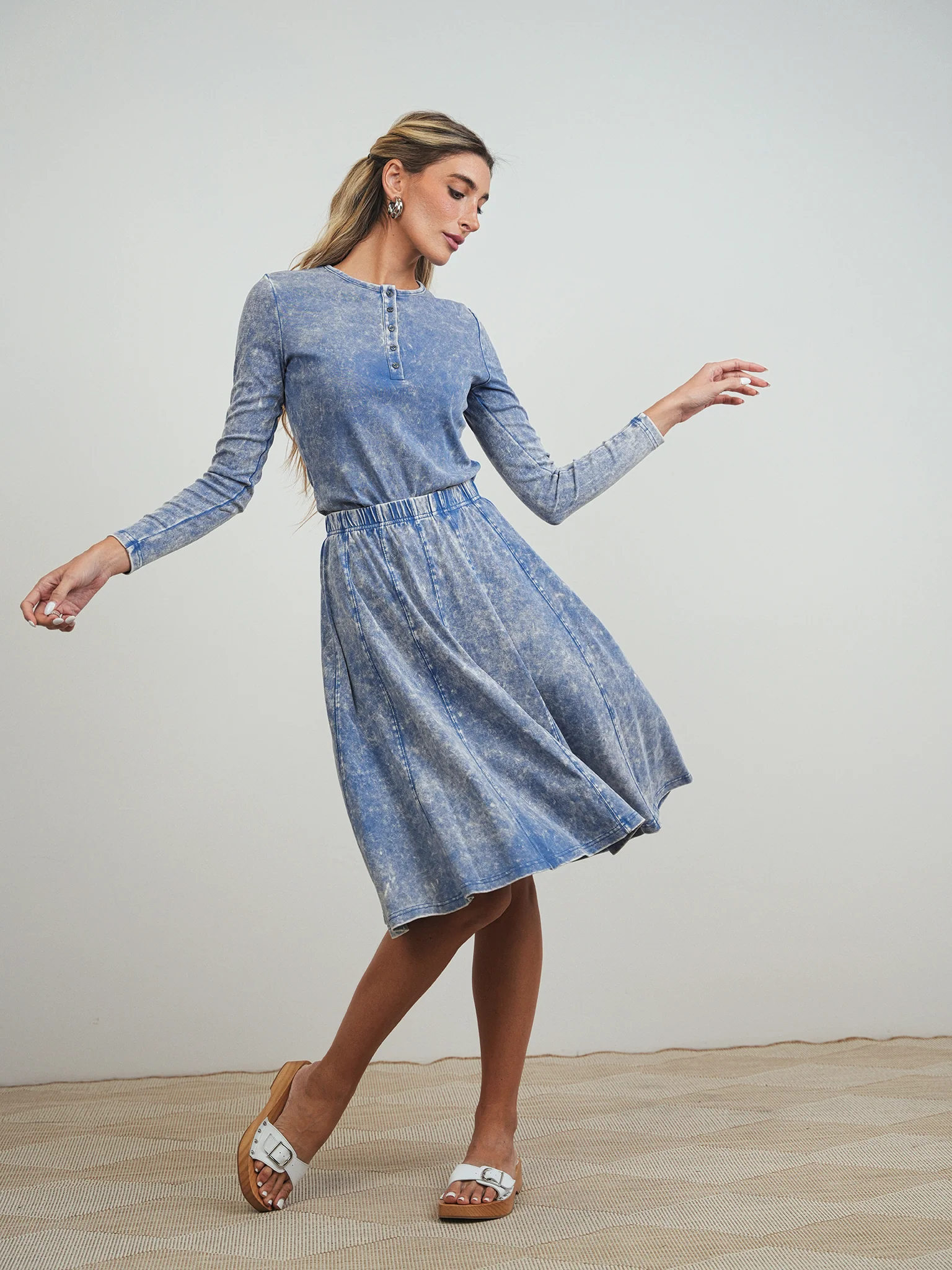 Wash Panel Skirt - Image 8