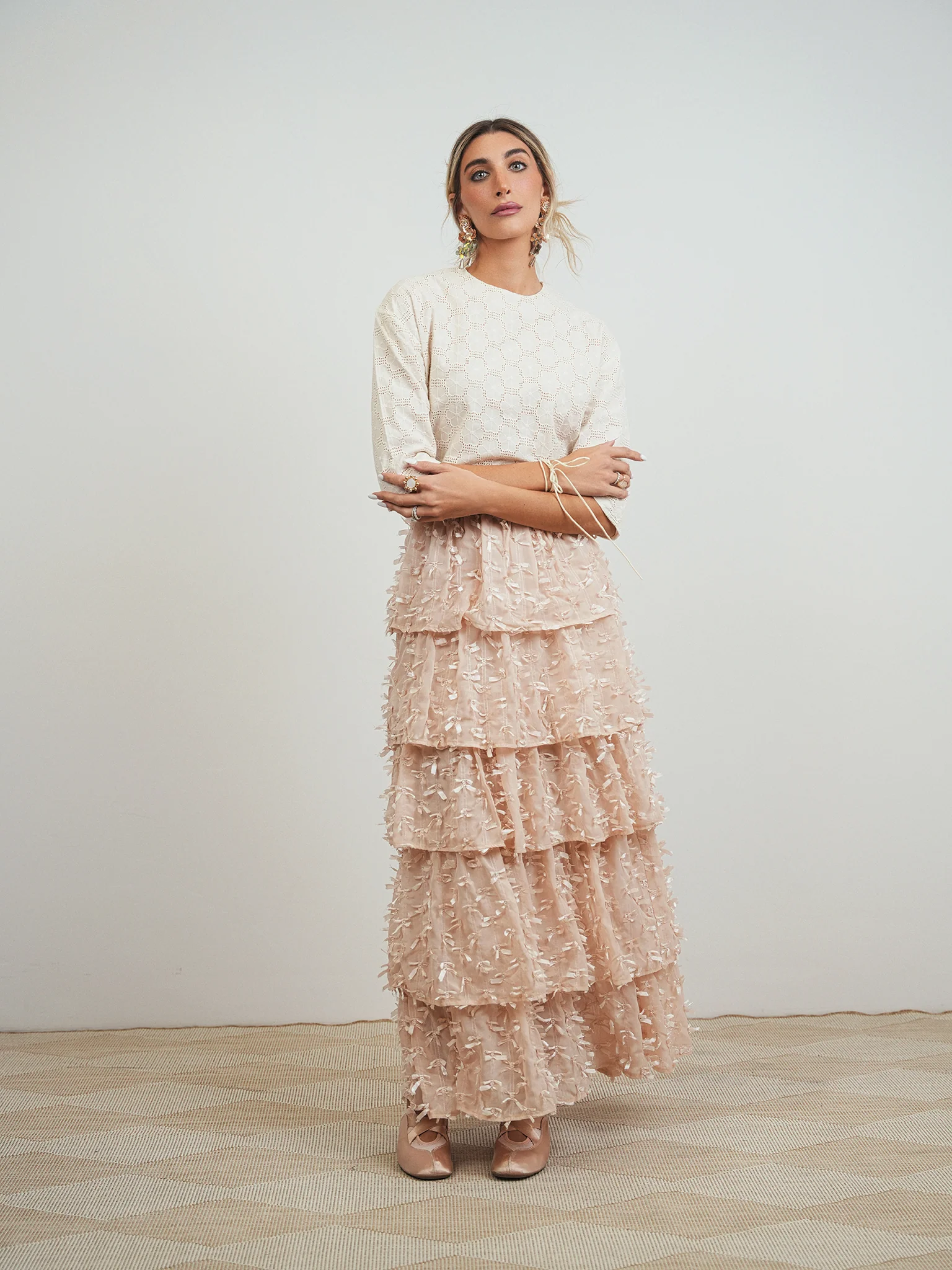 Bow Layered Skirt - Image 8