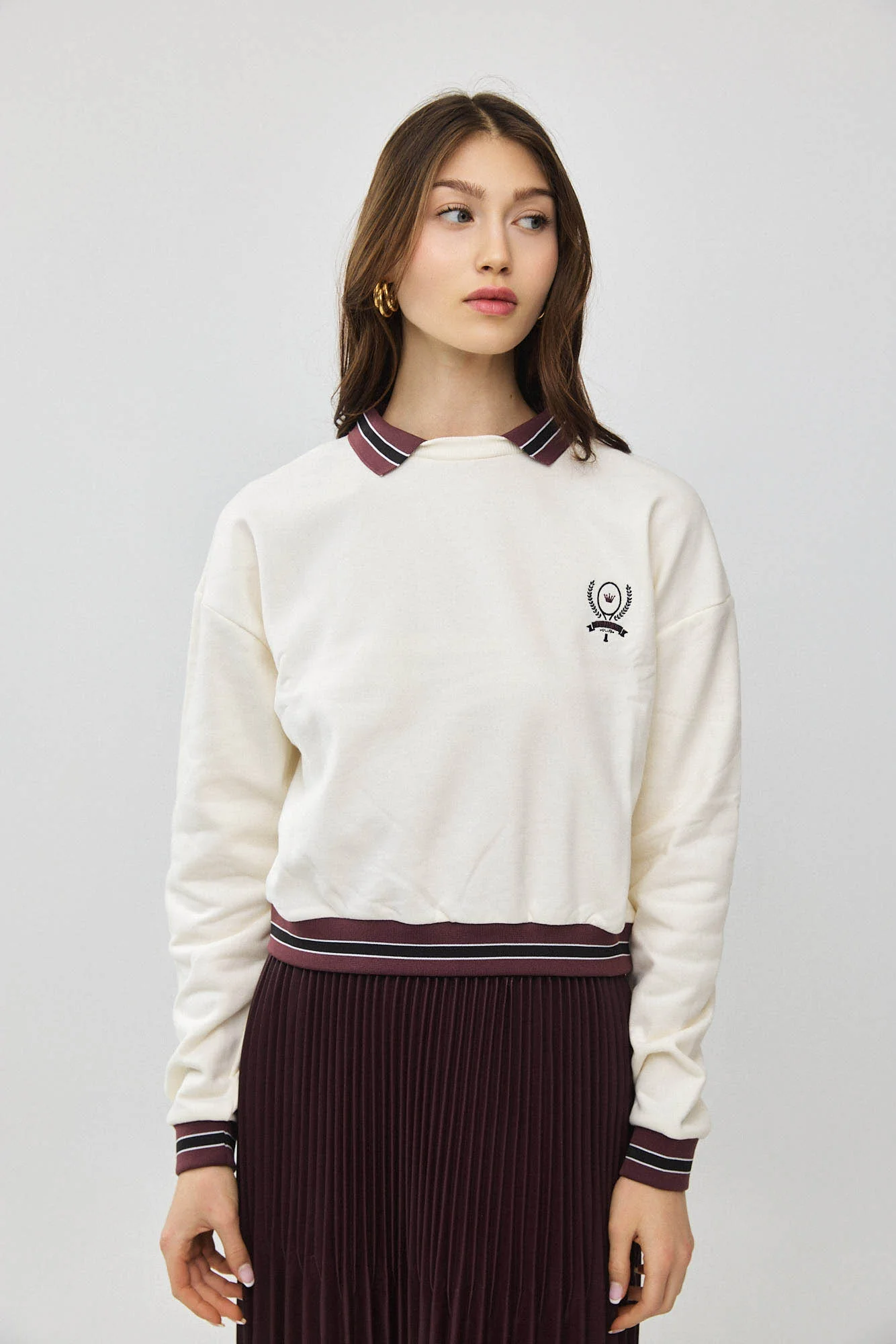 Collared Fleece Sweatshirt - Image 10