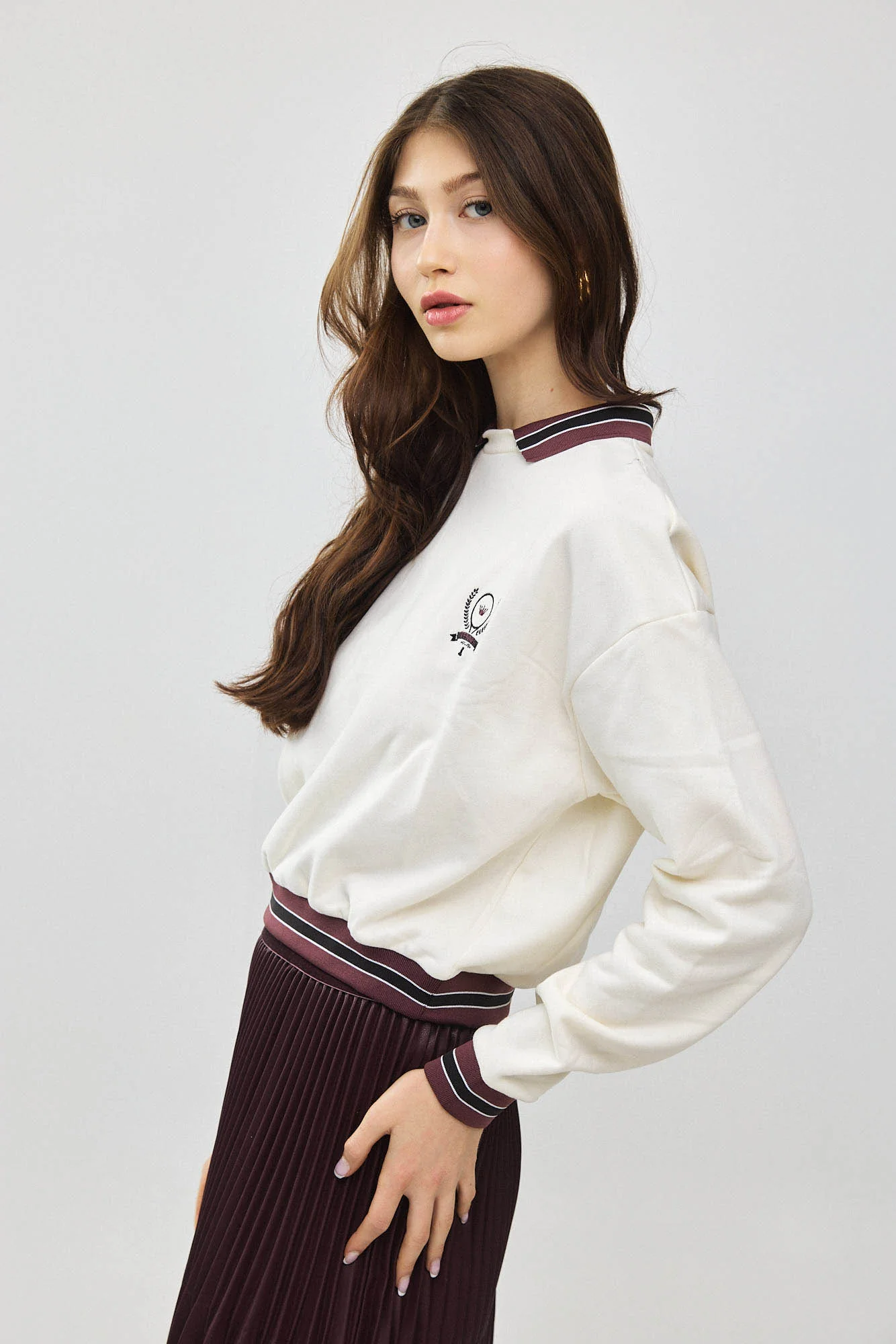 Collared Fleece Sweatshirt - Image 14