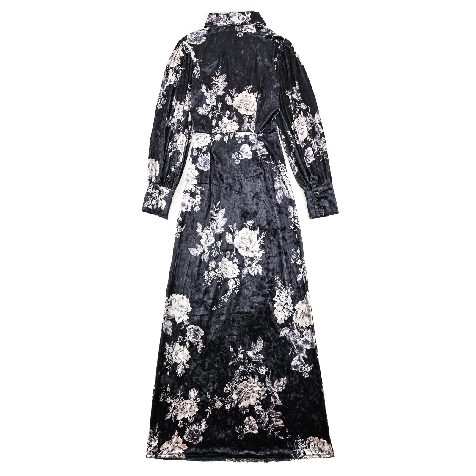 Velour Tie Dress - Image 14