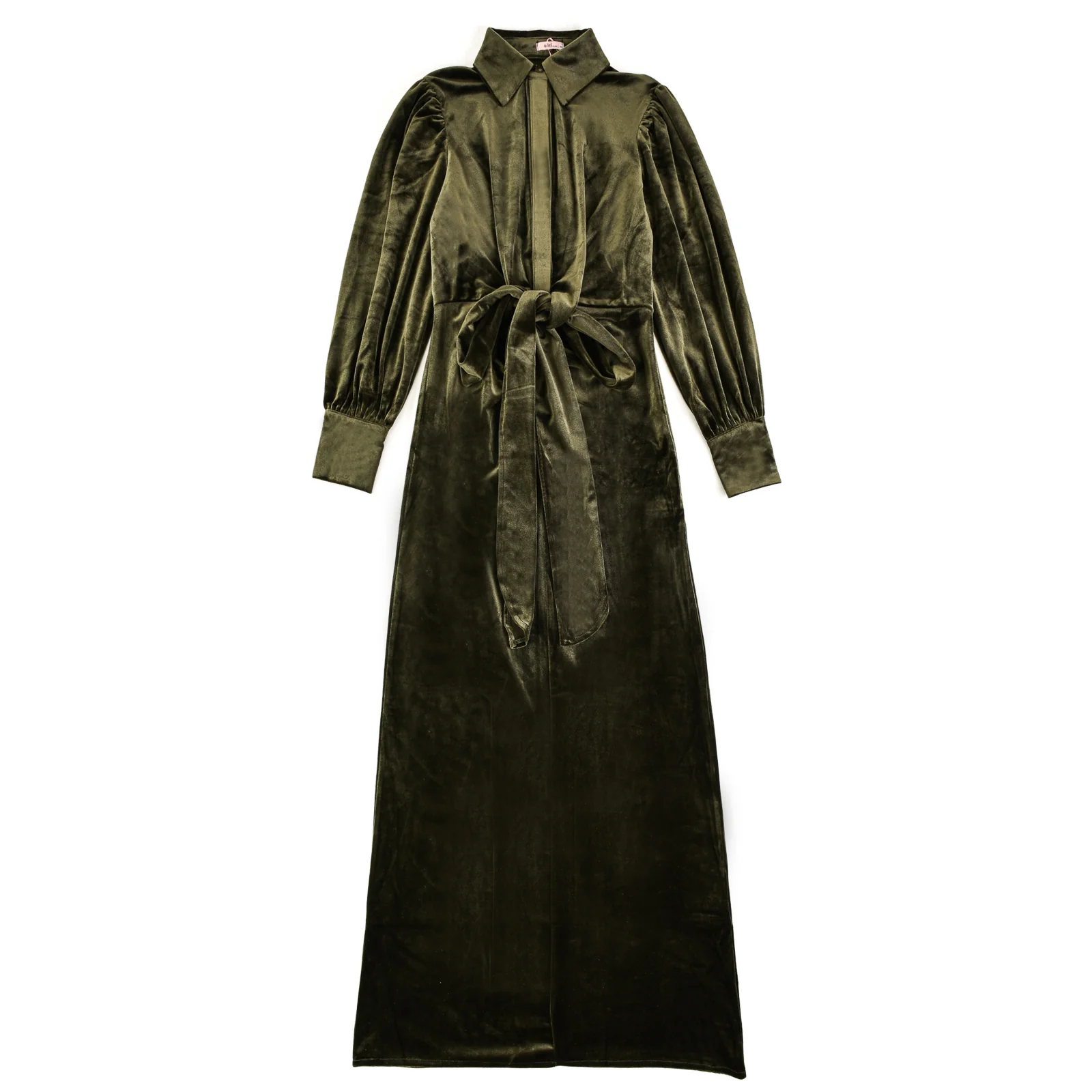 Velour Tie Dress - Image 16