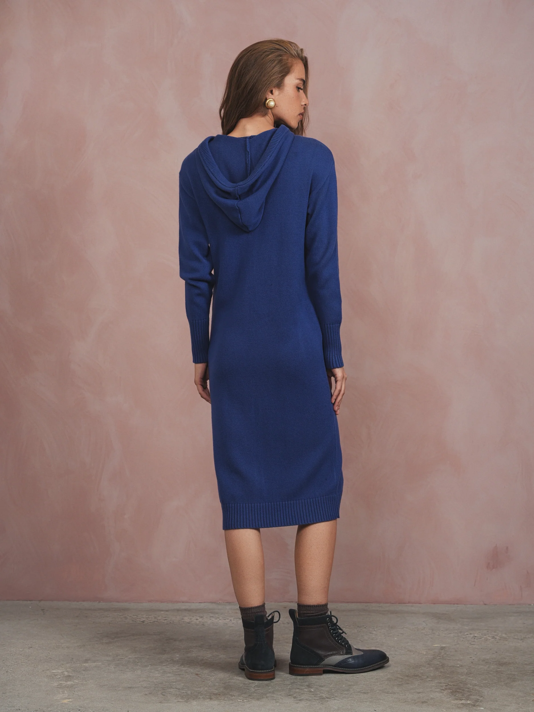 Knit Hoodie Dress - Image 16