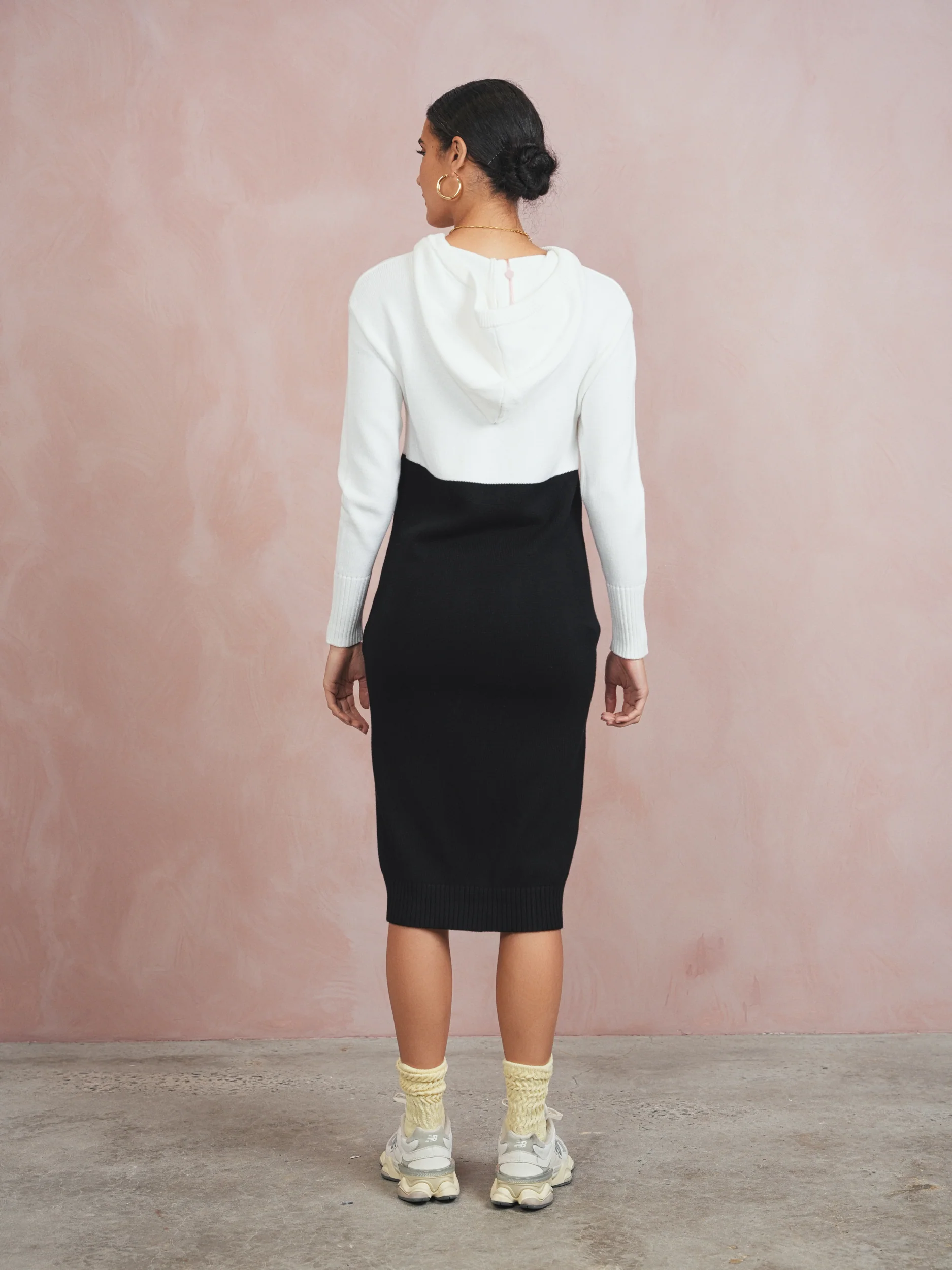 Knit Hoodie Dress - Image 5