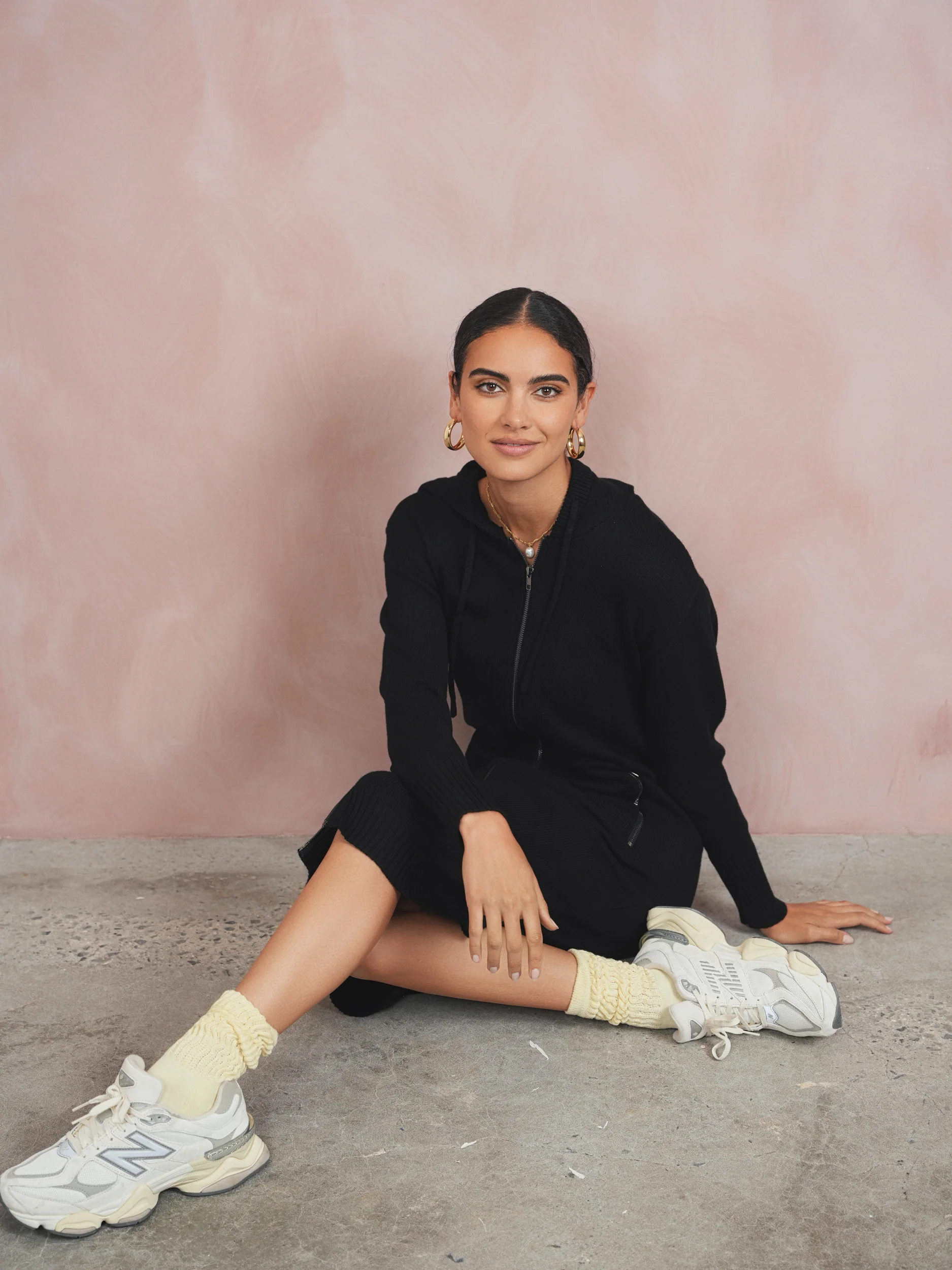 Knit Hoodie Dress - Image 9