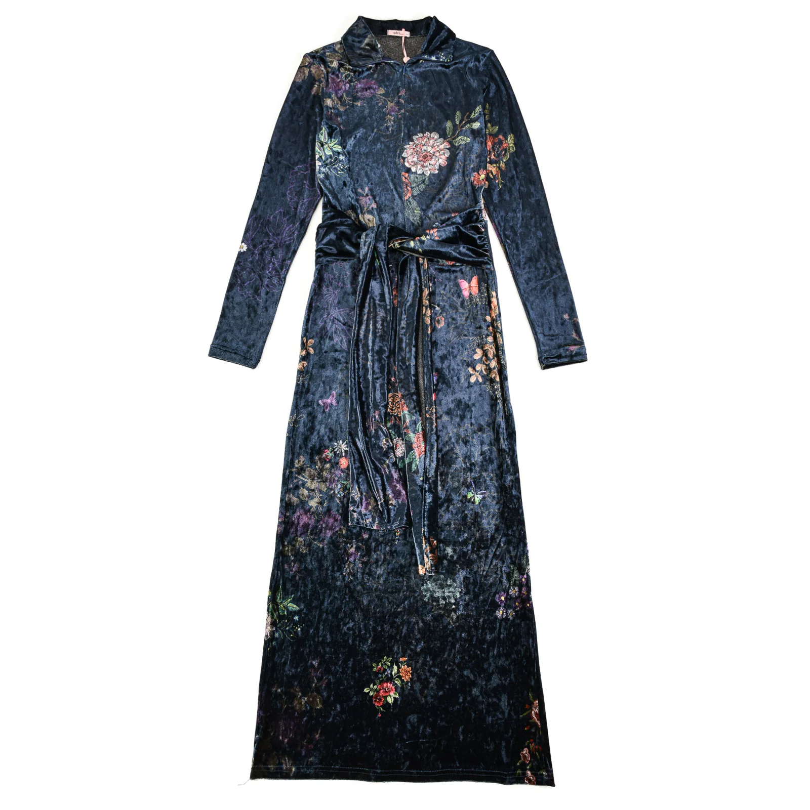 Velour Front Tie Dress - Image 13