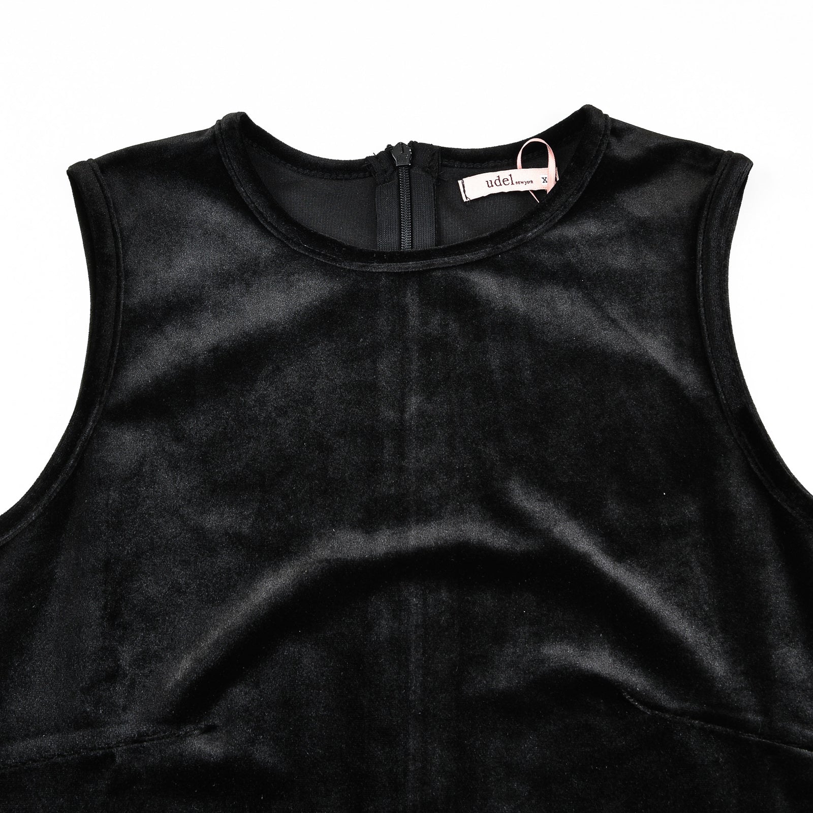 Velour Sleeveless Dress - Image 5