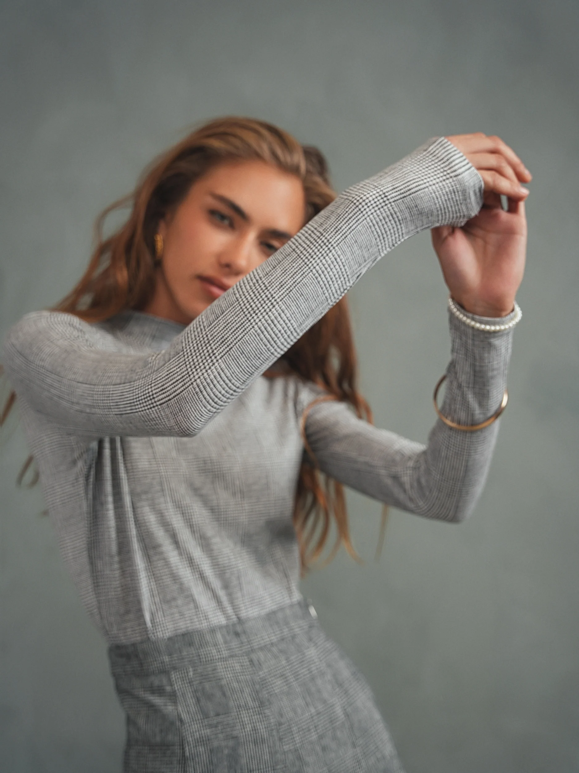 Mock Neck Print Top - Image 20