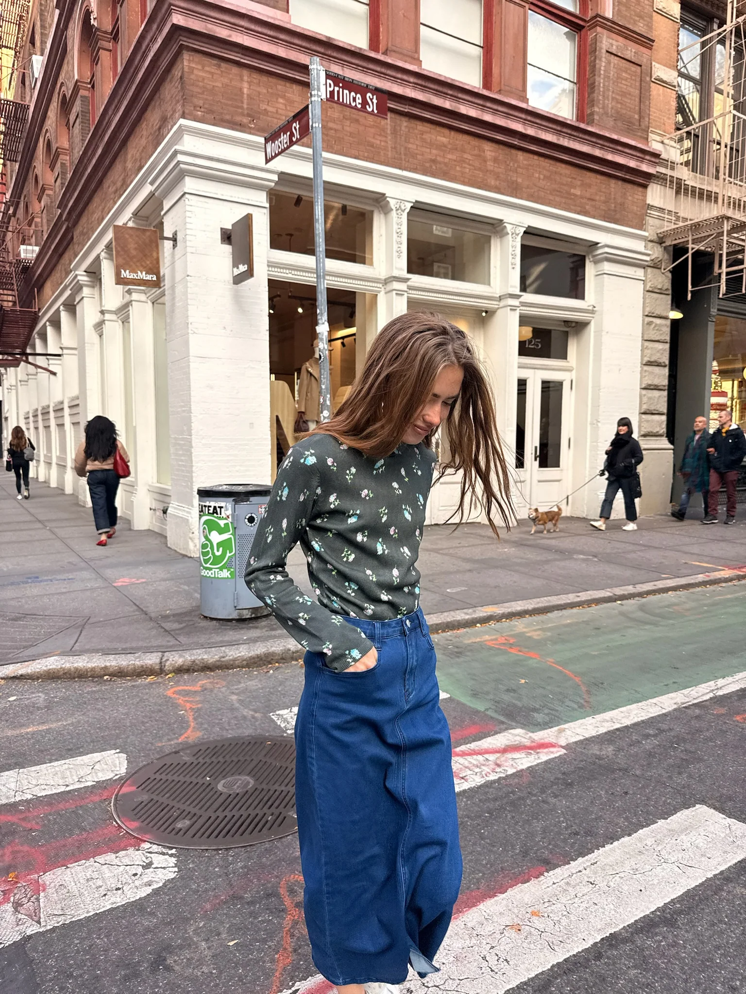 Mock Neck Print Sweater - Image 21