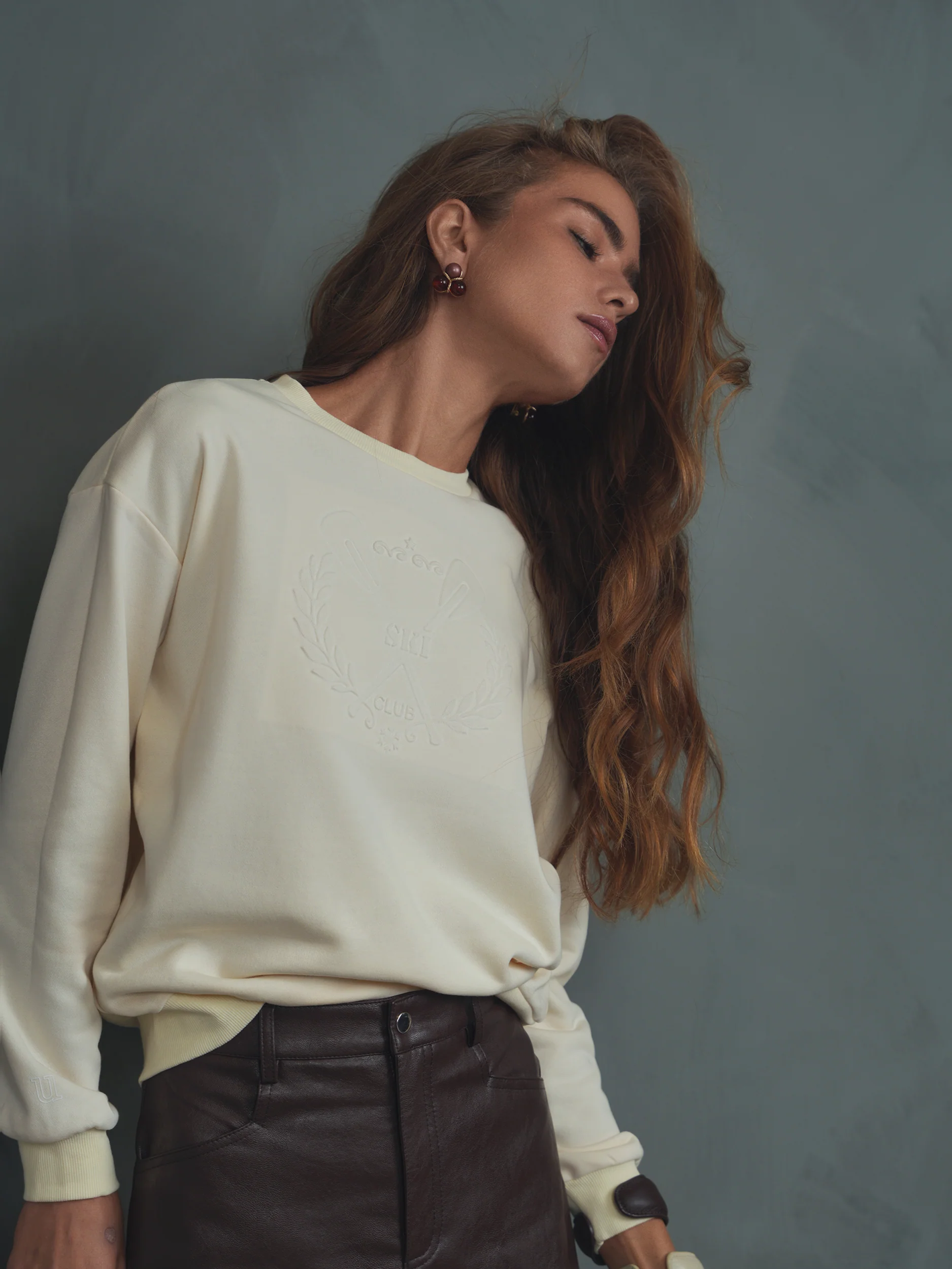 Ski Embossed Sweatshirt - Image 3