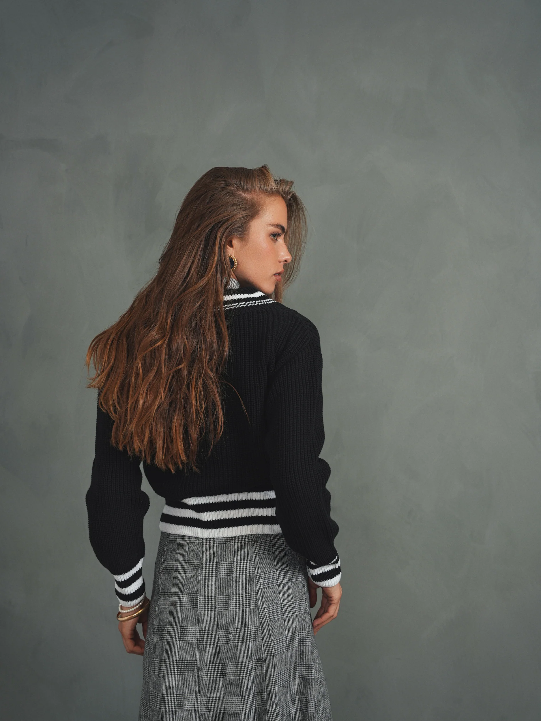 Mock Neck Raglan Sweater - Image 4