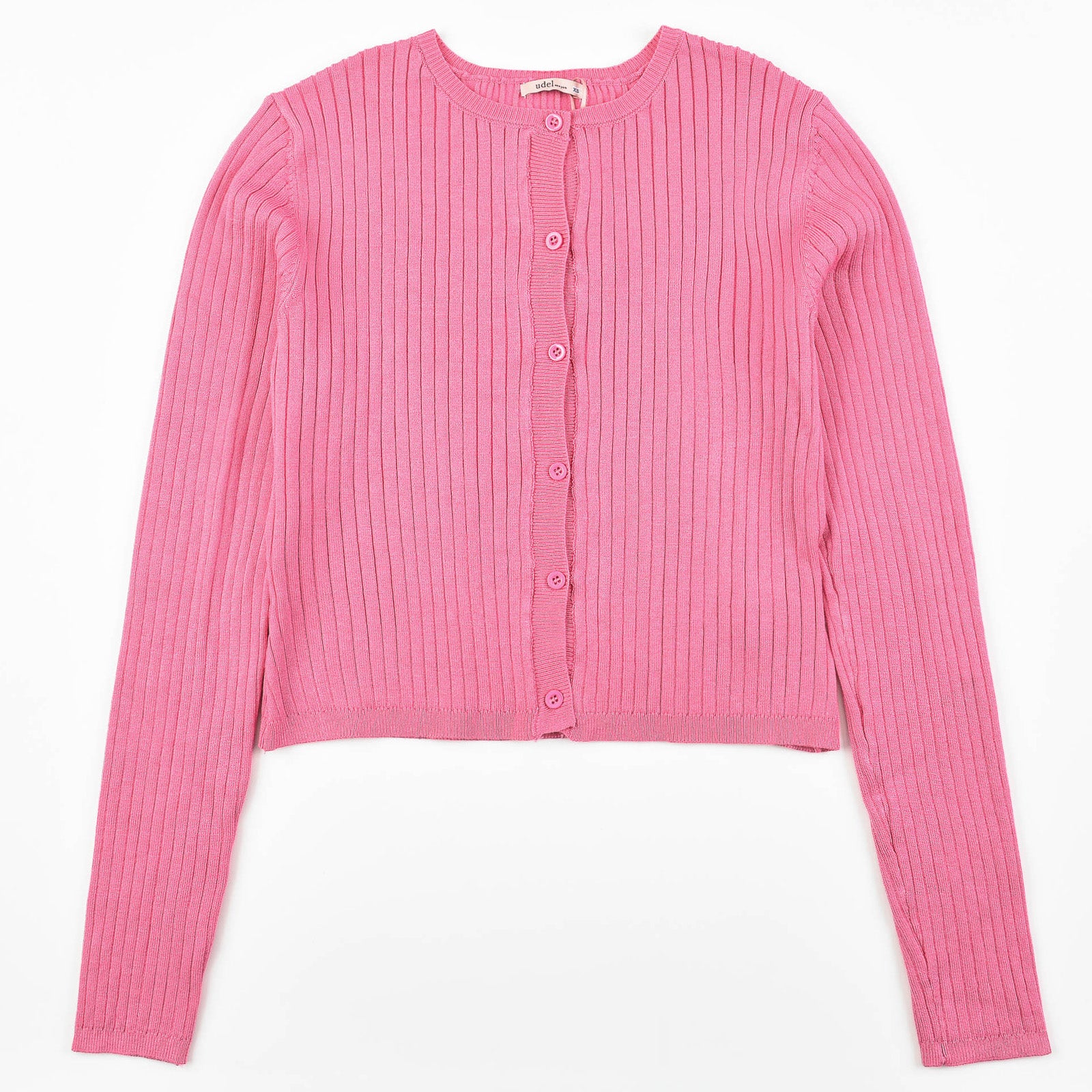 Wide Rib Knit Cardigan - Image 4