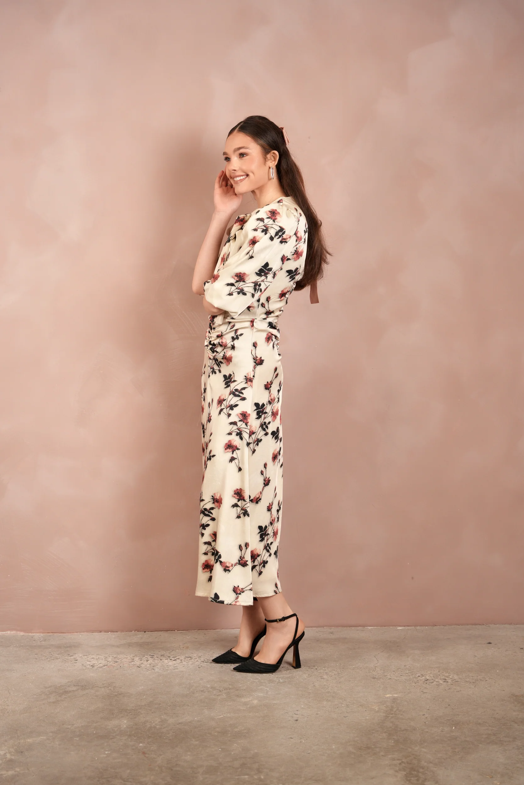 The Victoria Ruched Dress - Image 3