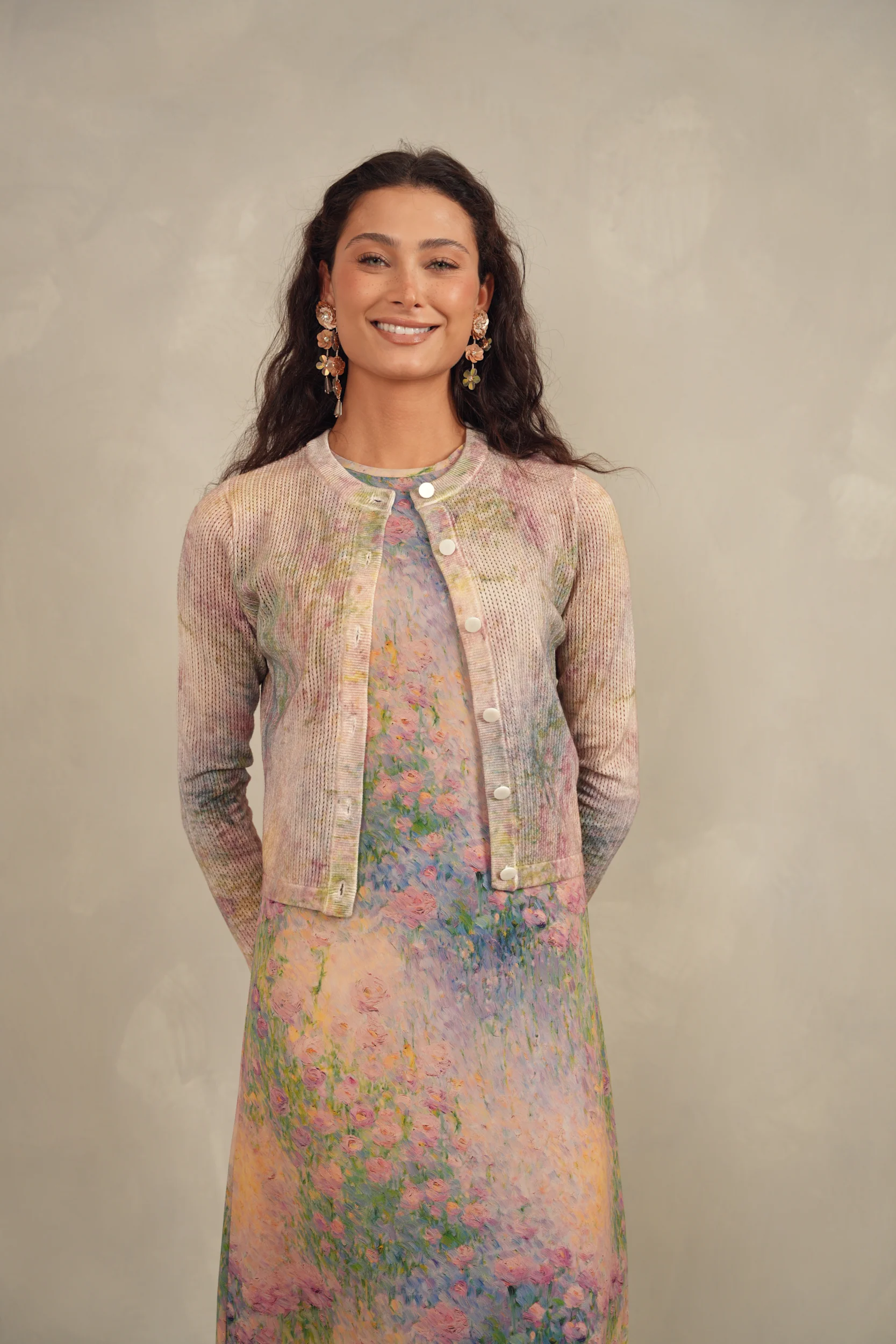 Print Slip Dress - Image 6