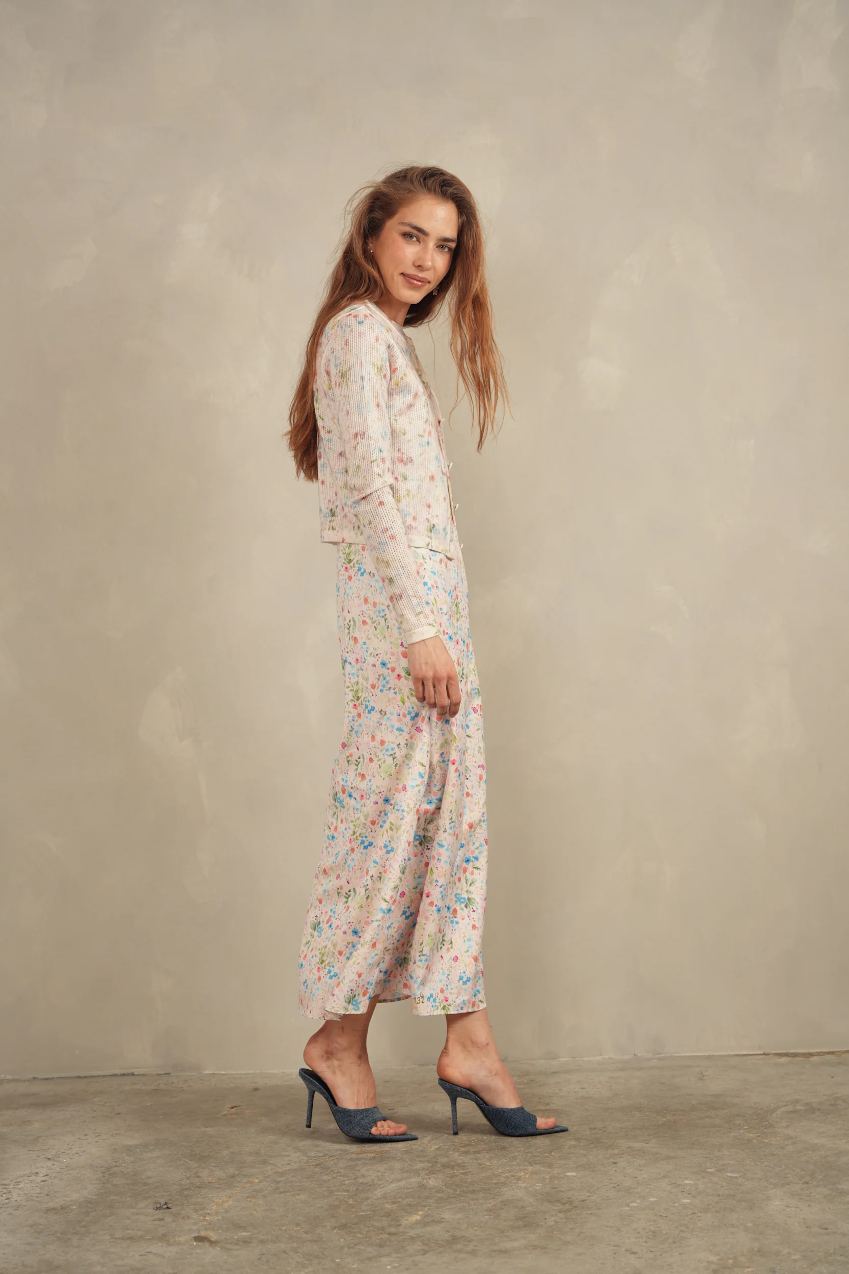 Print Slip Dress - Image 8