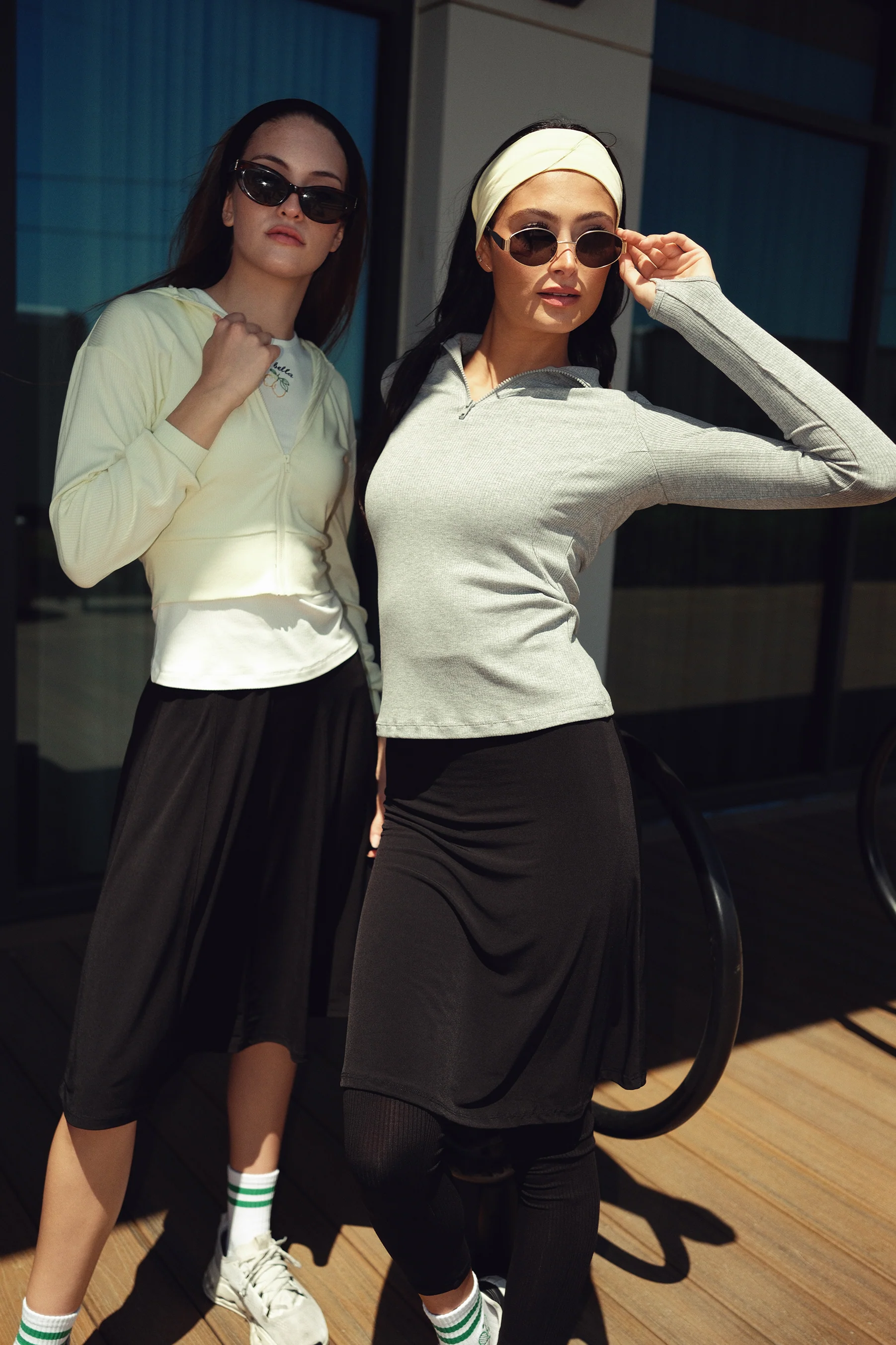 Soft Rib Zipper Tee - Image 17