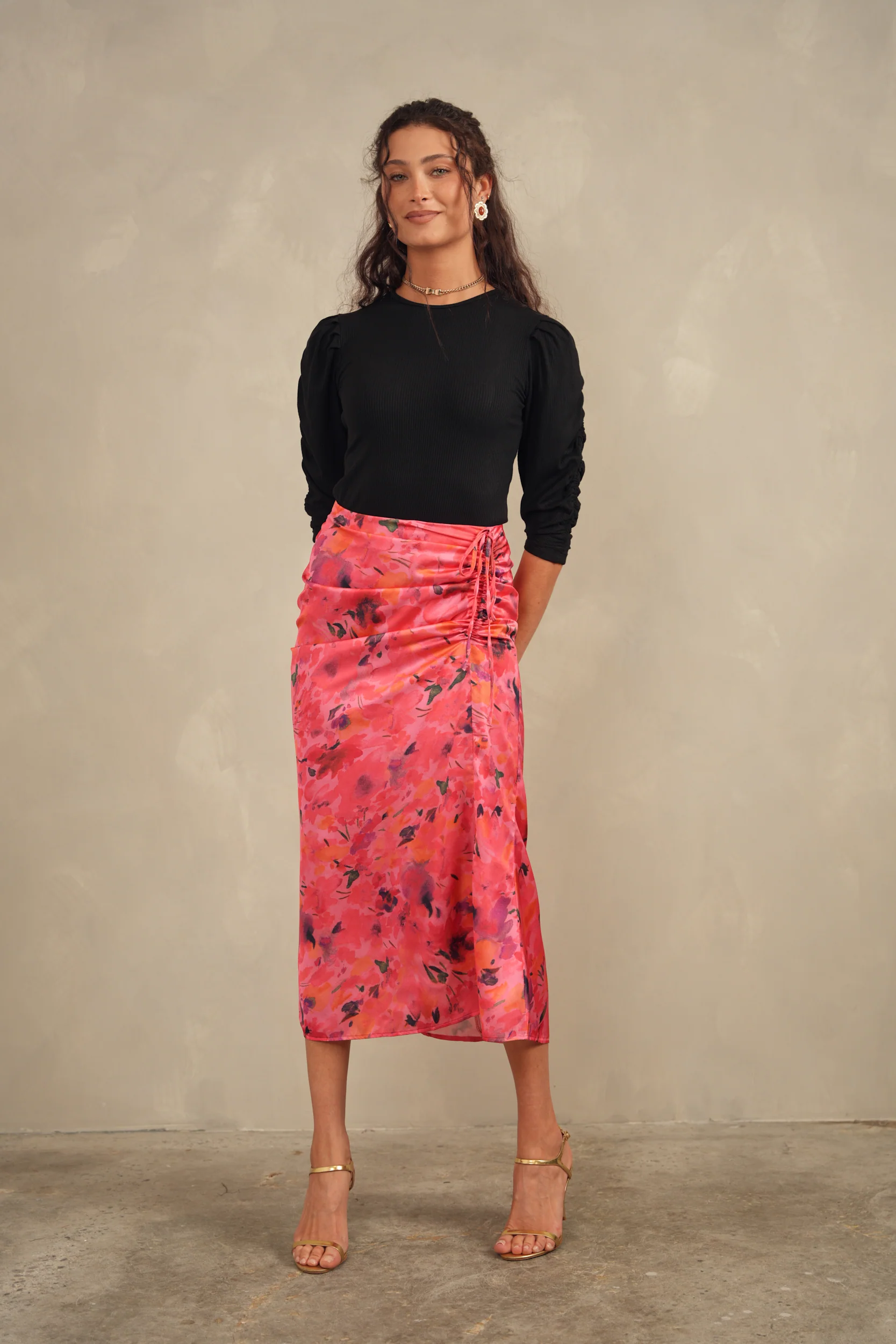Ruched Sleeve Top - Image 5