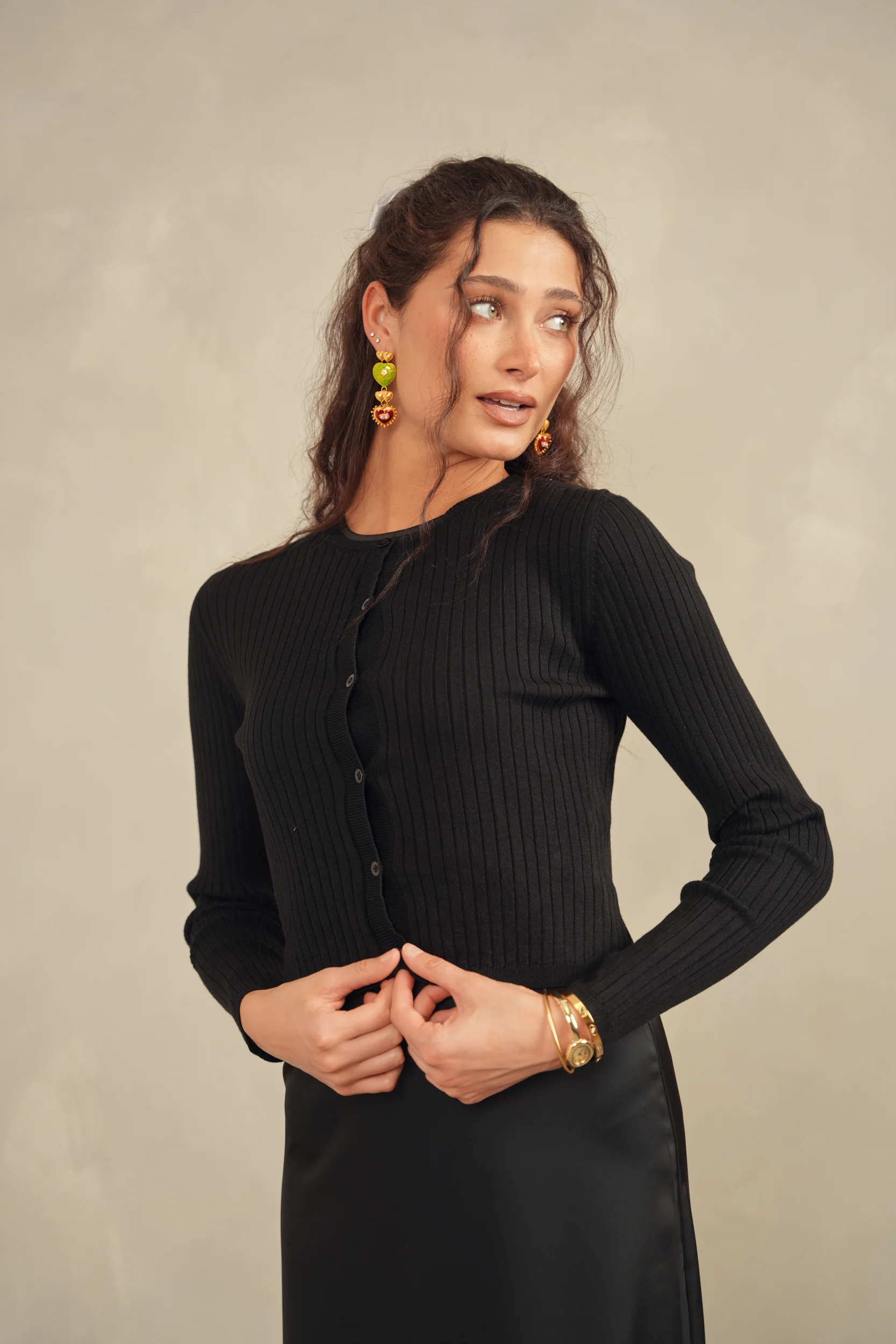 Soft Rib Cardigan - Image 10