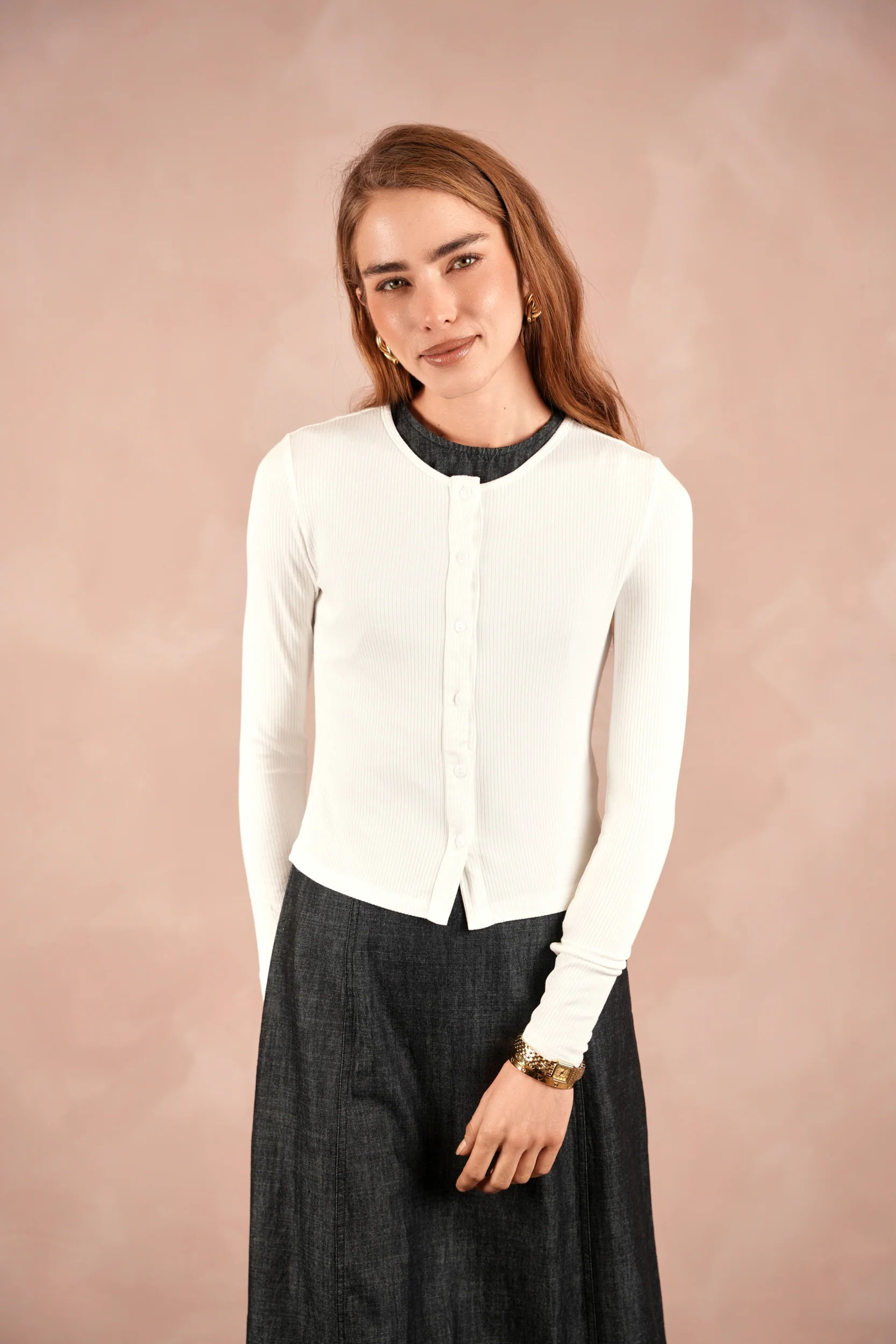 Soft Rib Cardigan - Image 15