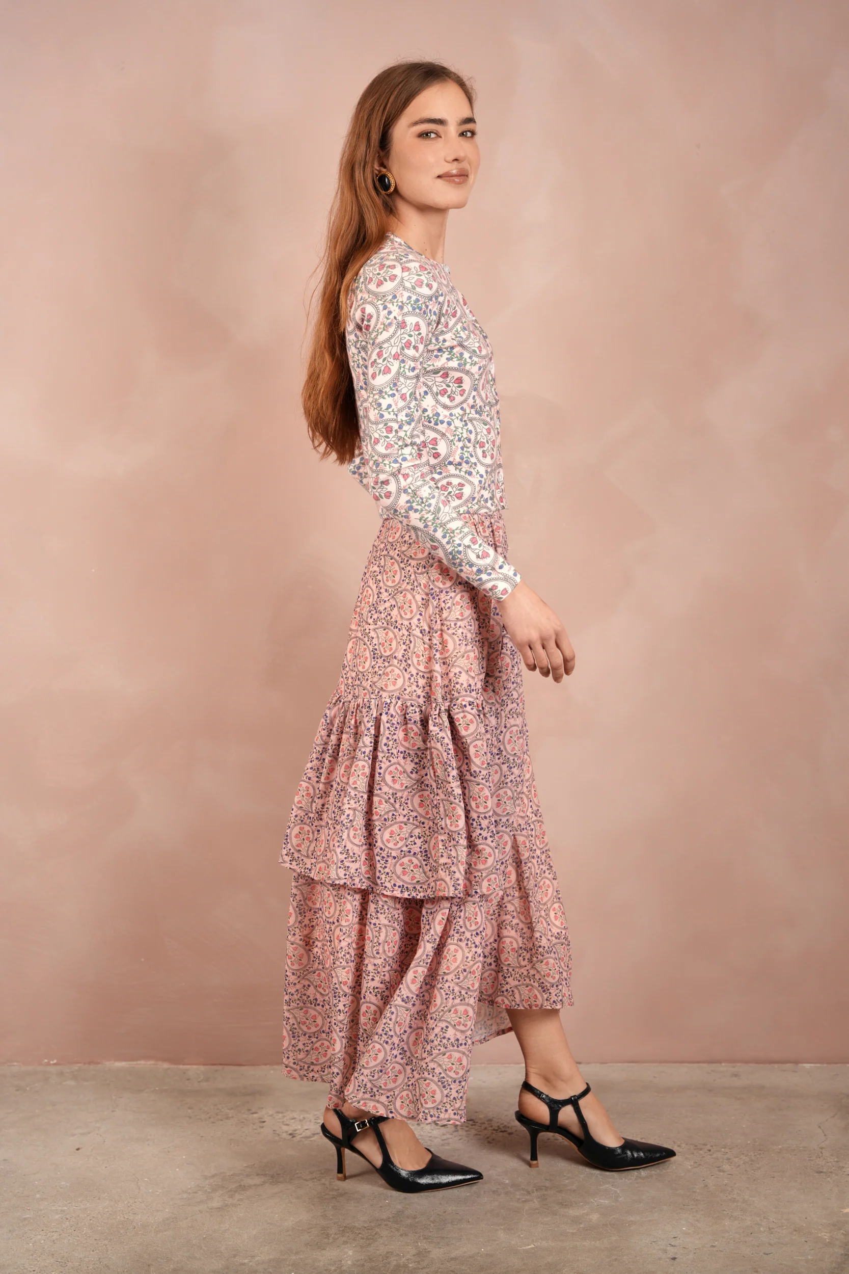 Print Knit Cardigan - Image 9