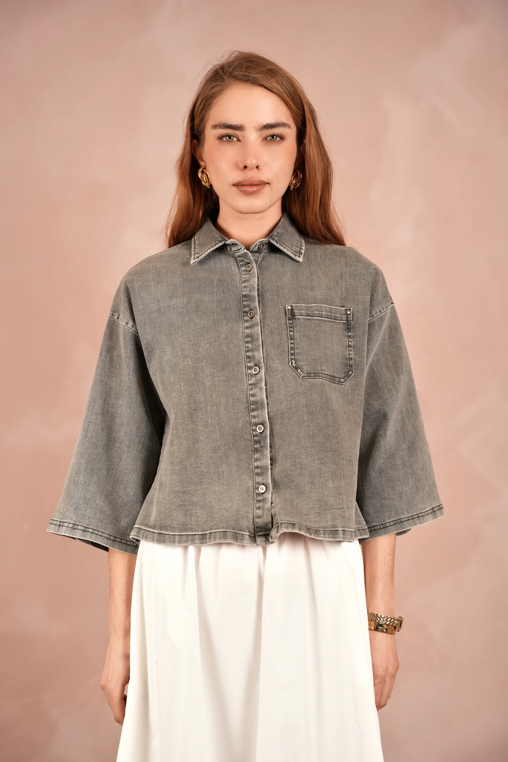 Denim Shacket - Image 7