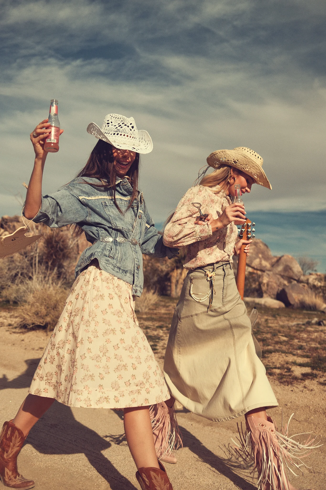 Oversized Denim Jacket w/ Lace - Image 37