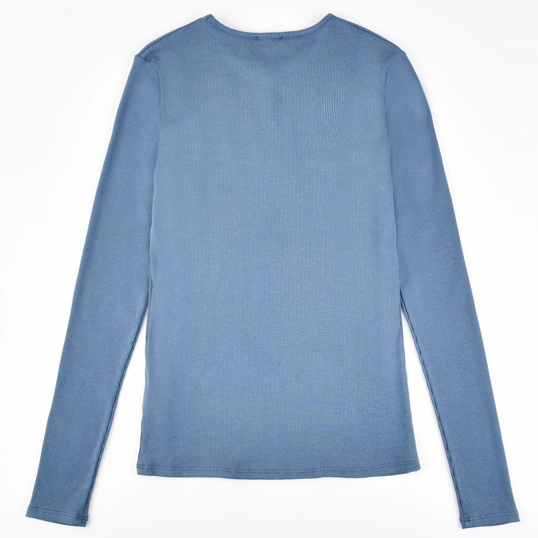 Rib Tee w/ V-Neck - Image 16