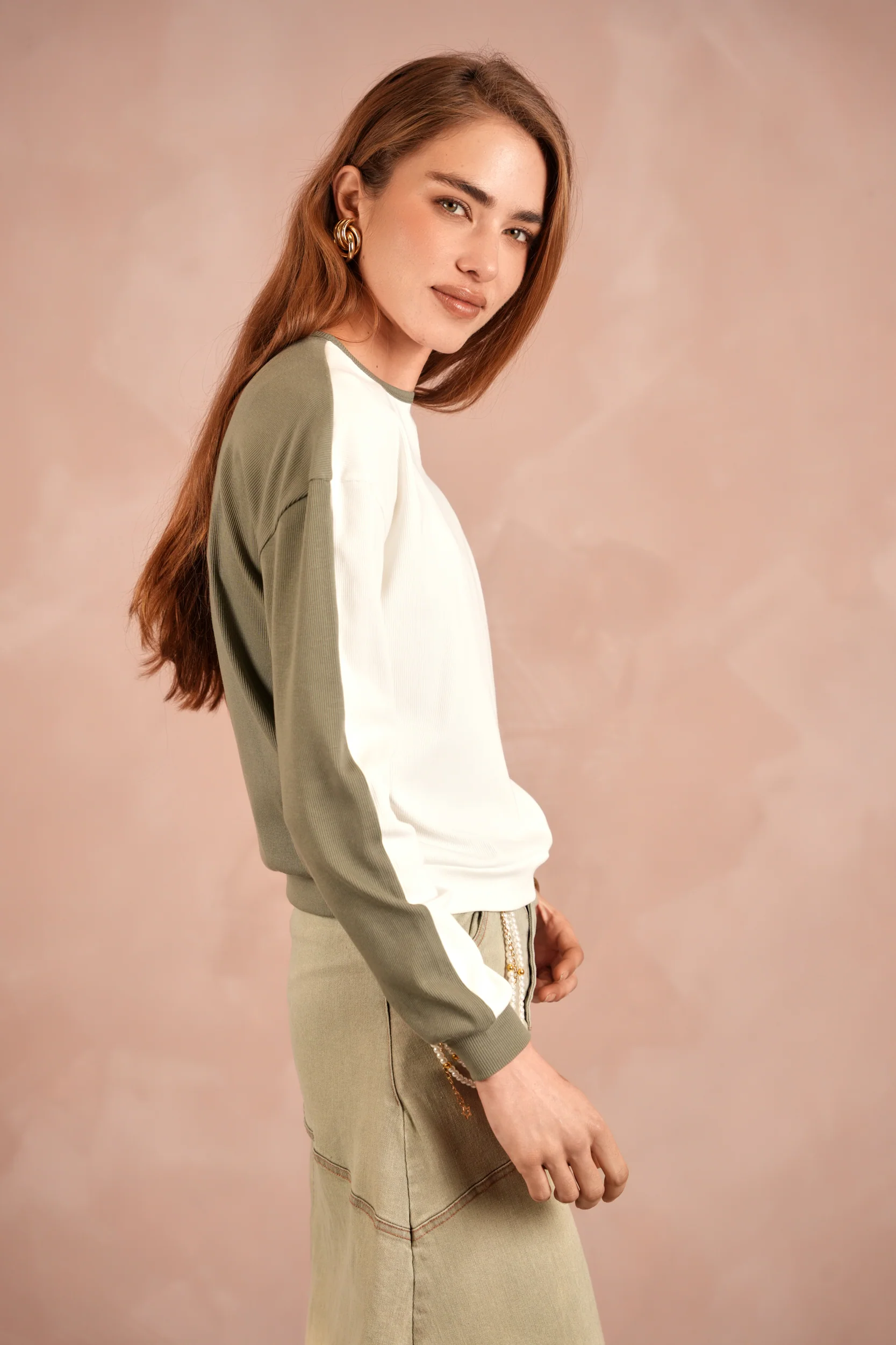 Colorblock Dolman Tee - Image 3